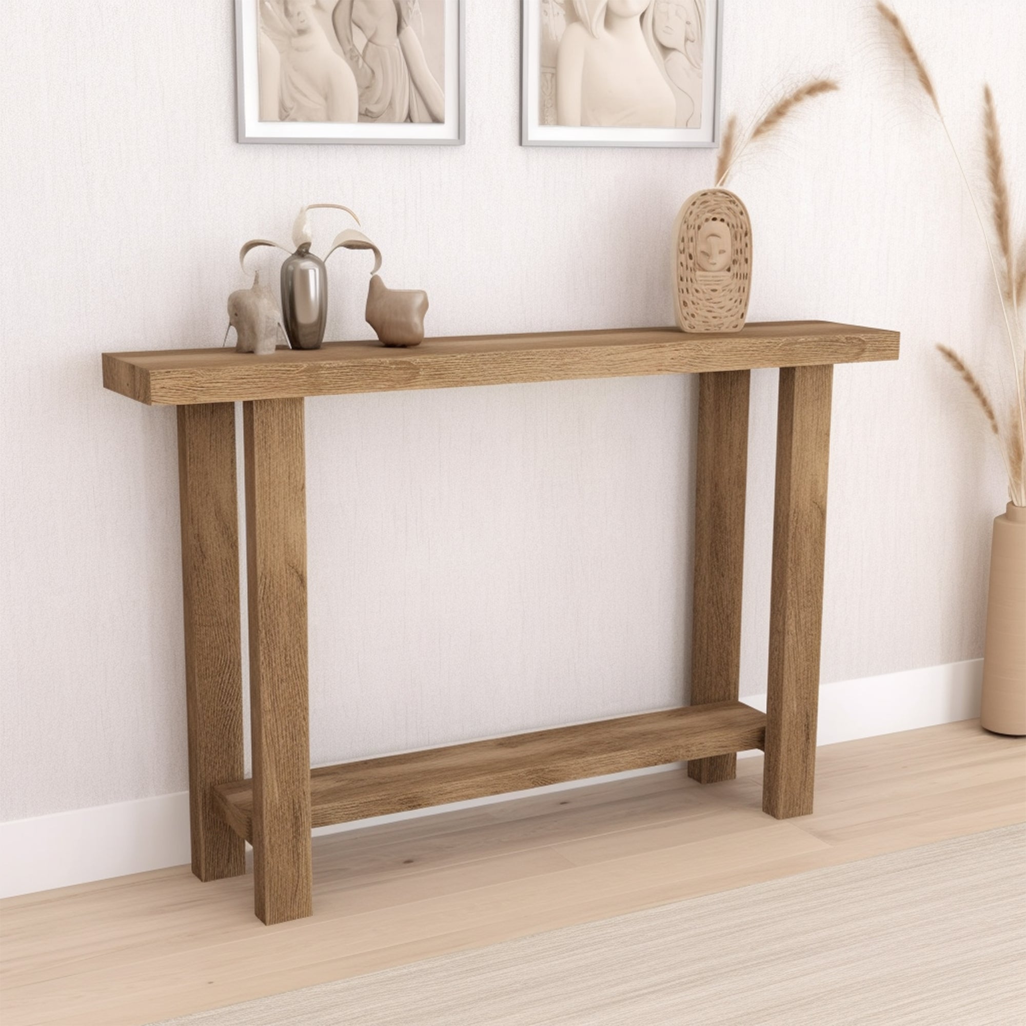 Rustic Console Table Farmhouse SILDTCS001