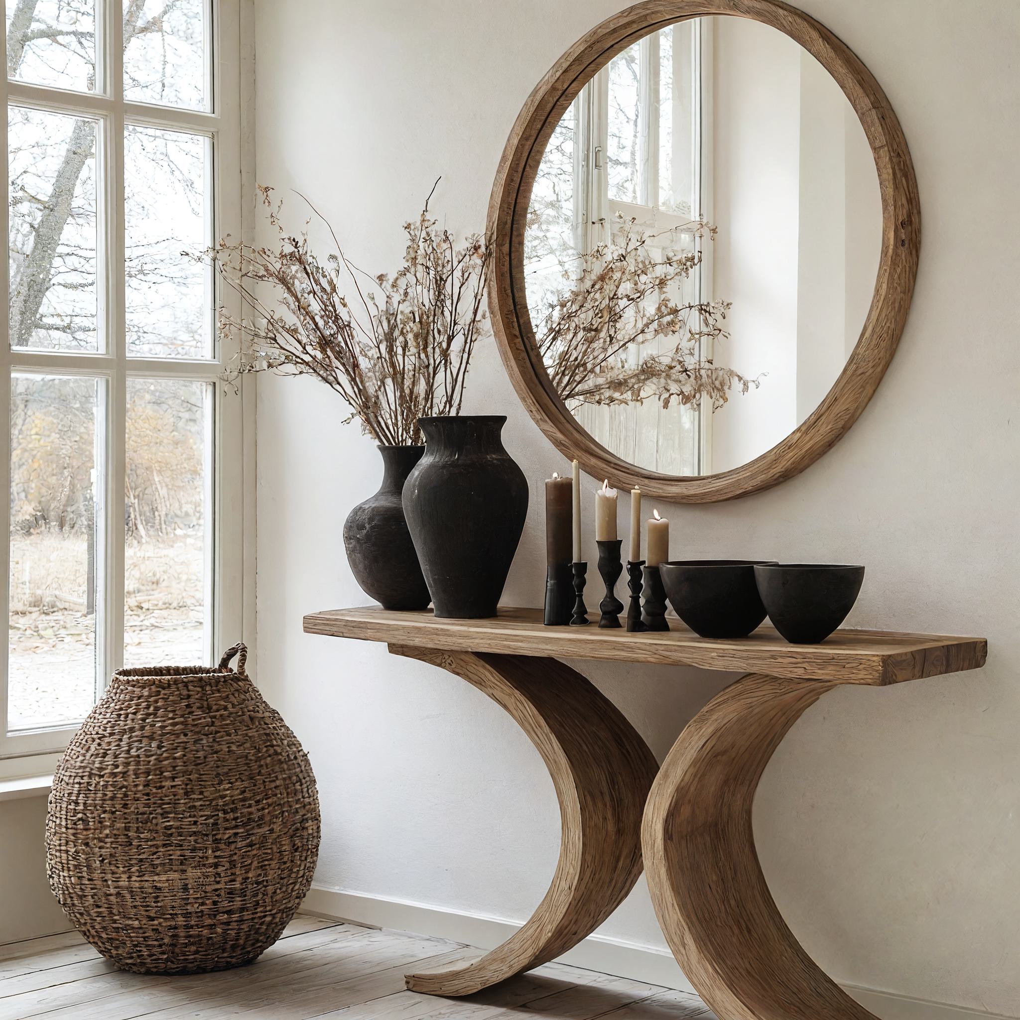 Living Edge Console Table Modern CT64