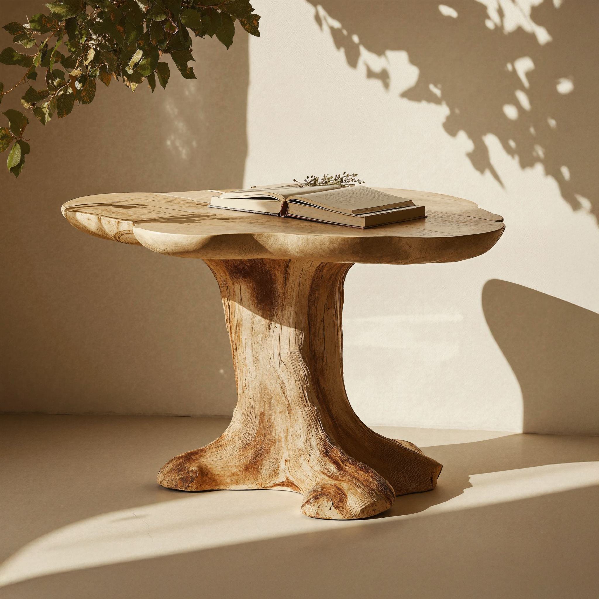 Handcrafted Wood End Table For Living Room SILDTEN087