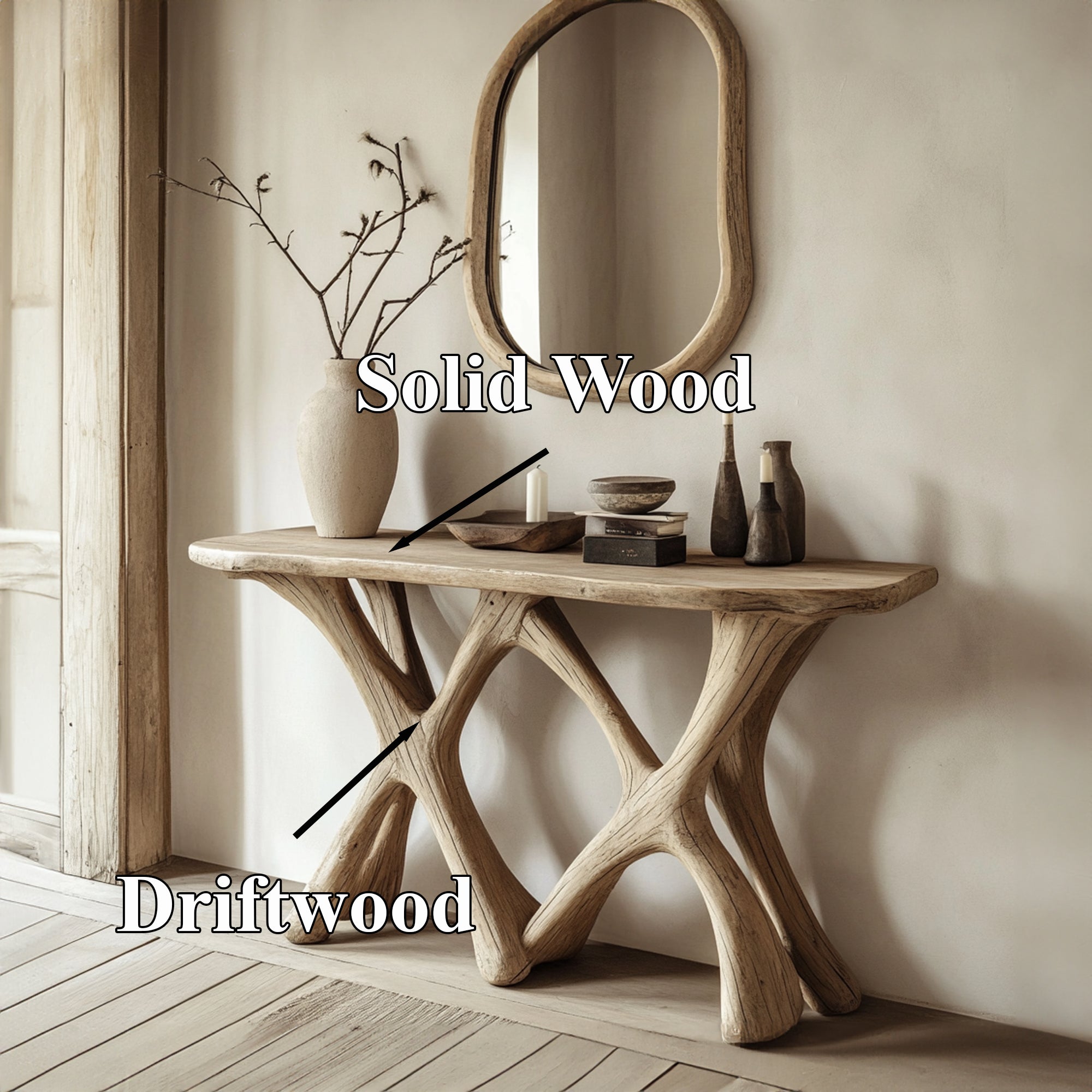 Curve Console Table Entryway CT45