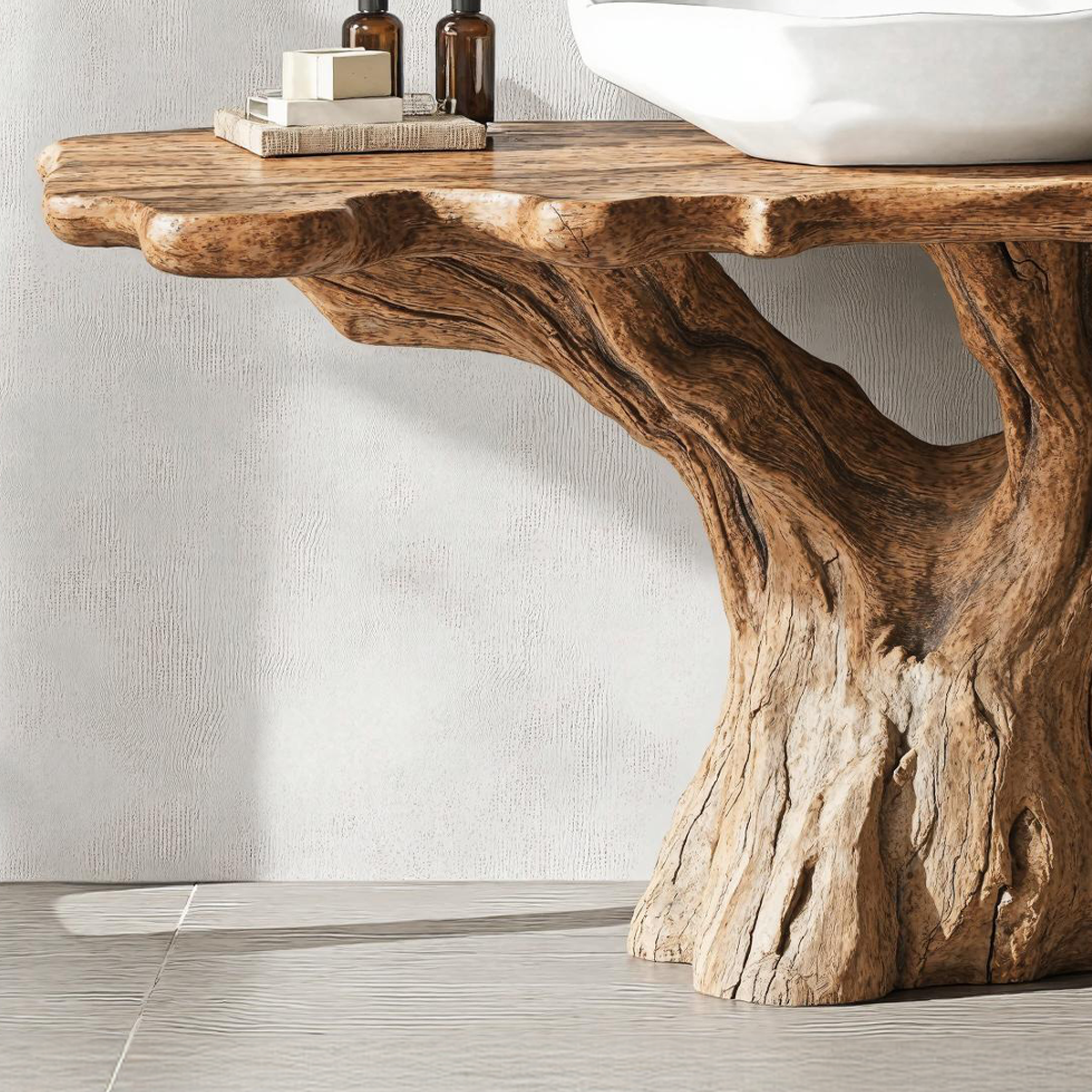 Traditional Natural Wood Bathroom Vanity For Classic Elegant Bathrooms SILDTBRV146