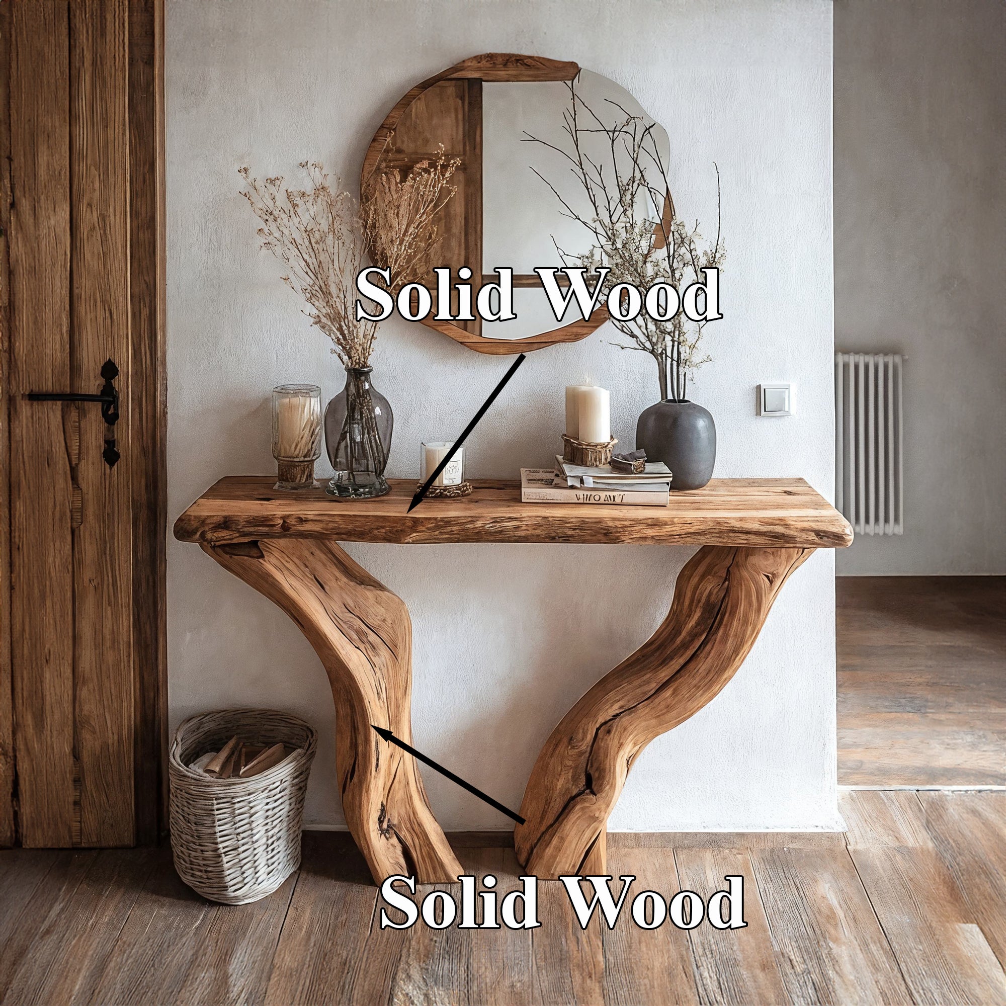 Entryway Console Table Handcrafted CT50