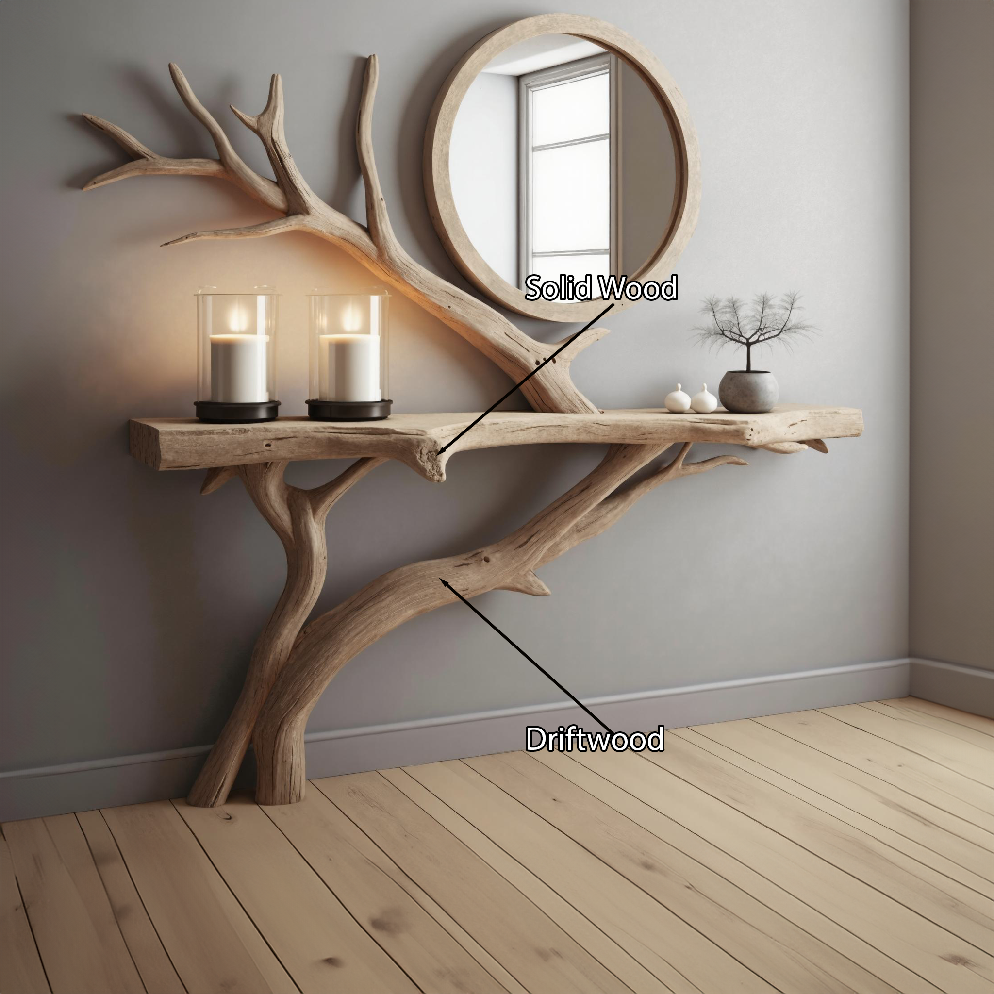 Decorative Wooden Console Table Entry Table SILDTCS088