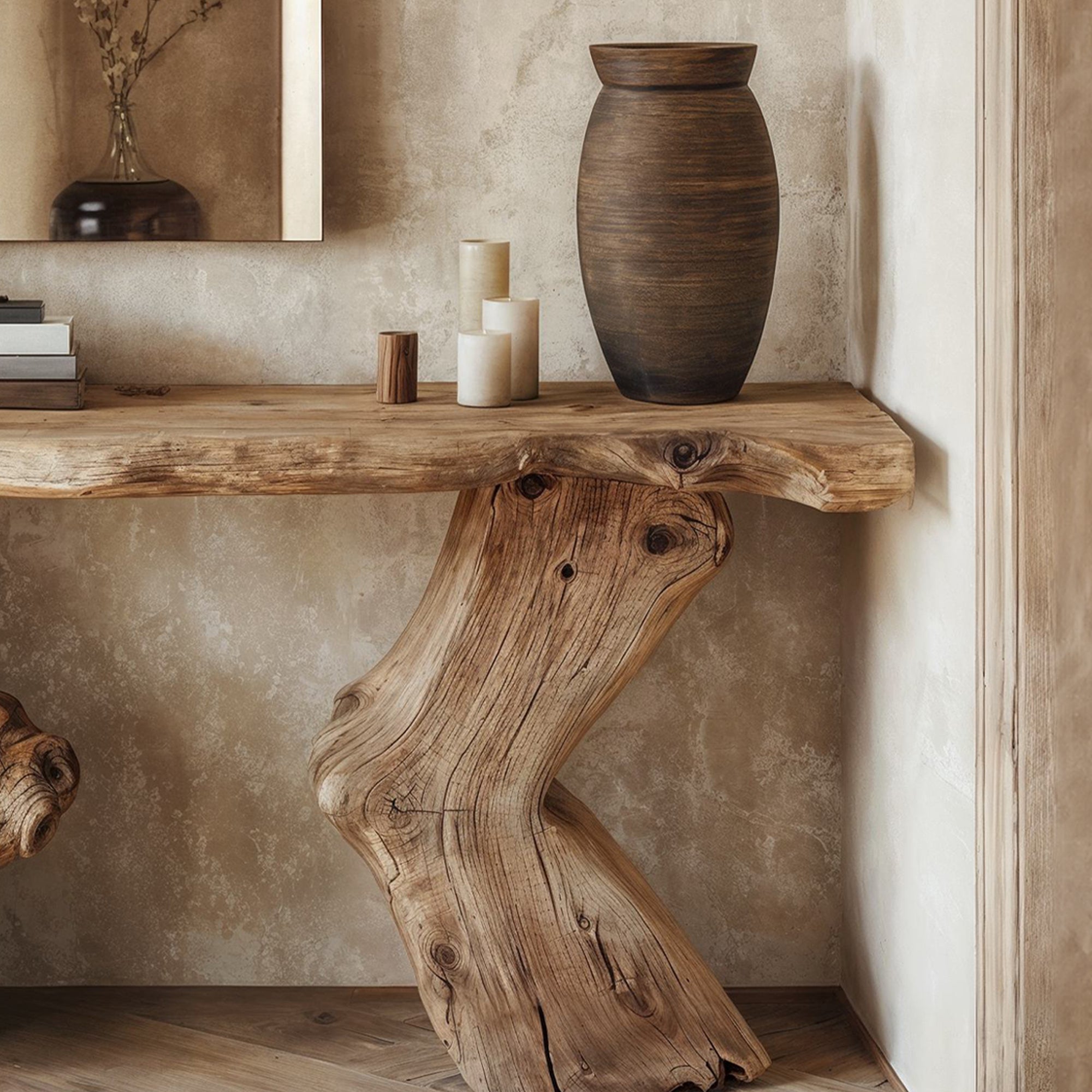 Rustic Hallway Console Table Decorative CT55