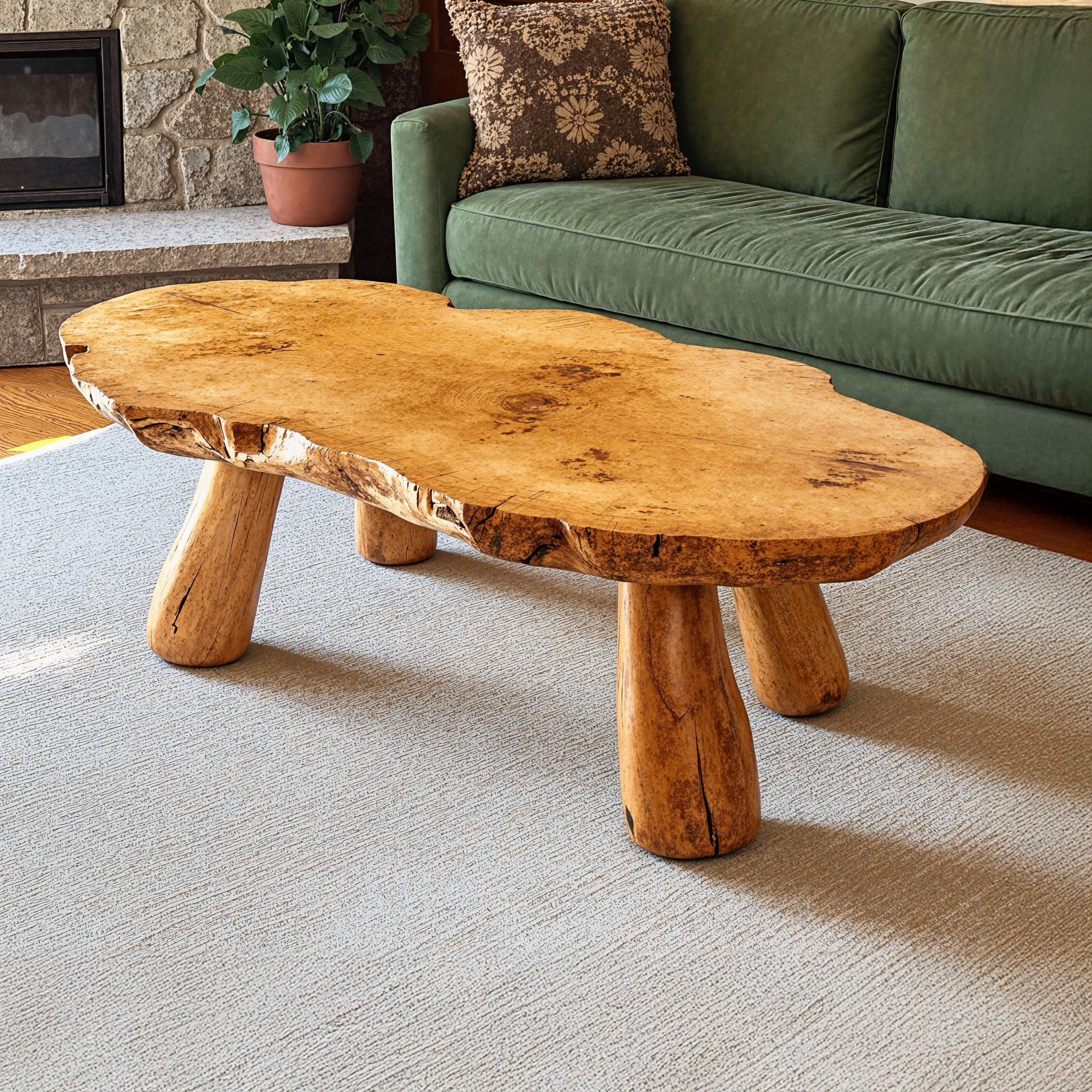 Rustic Coffee Table For Living Room Home SILDTCF054