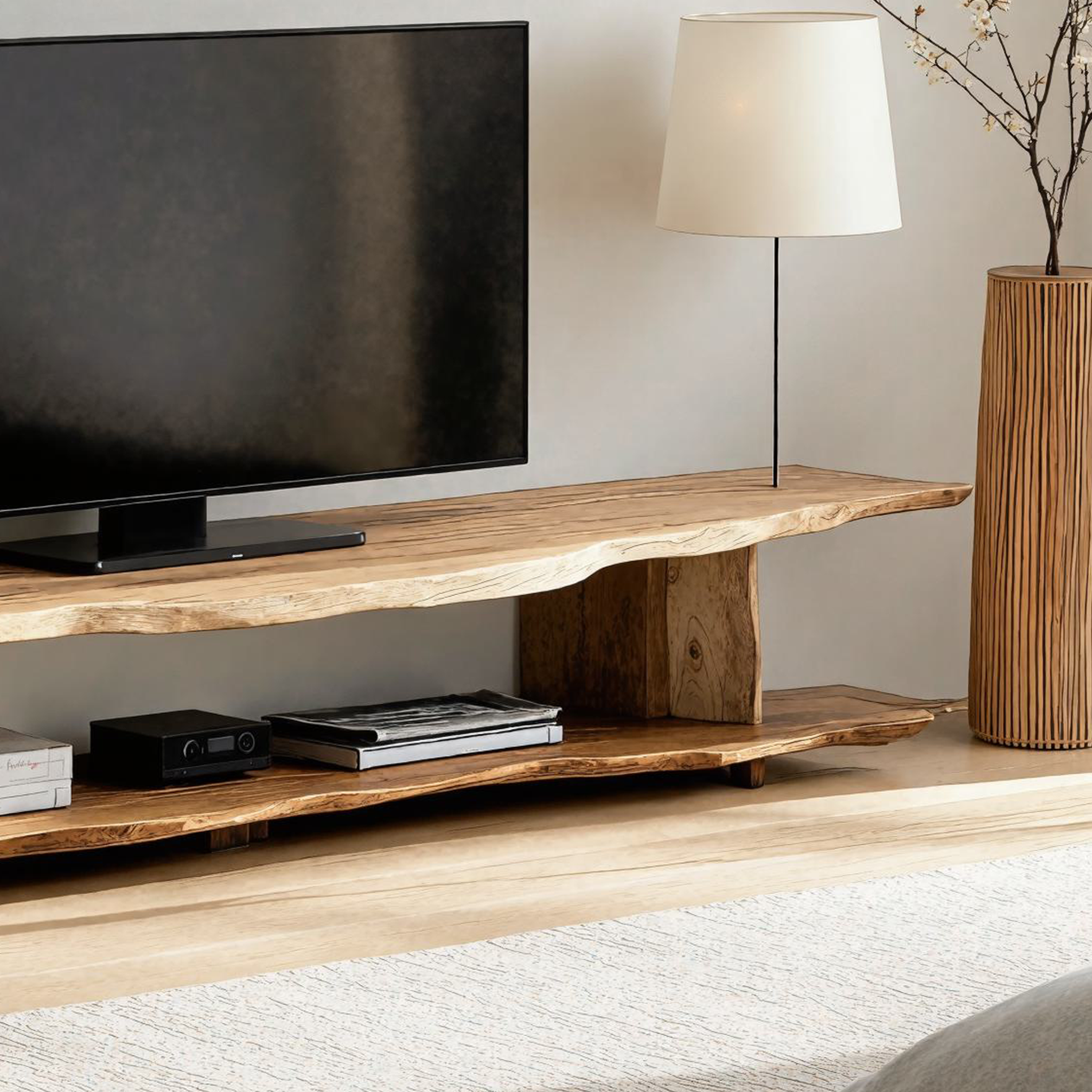 Farmhouse TV Console Handcrafted TV Stand SILDTTVC002