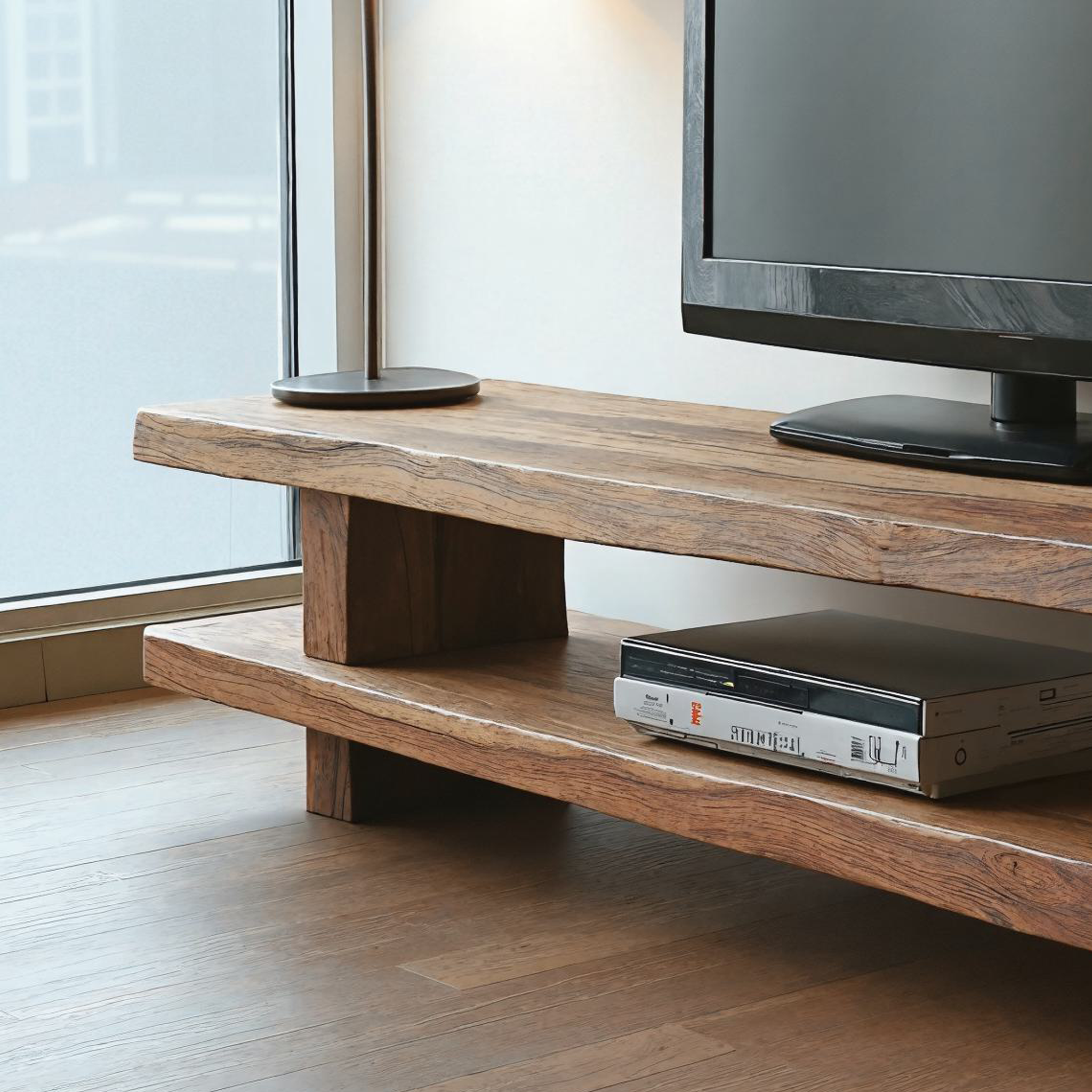 Modern Wood TV Stand Farmhouse TV Console SILDTTVC007