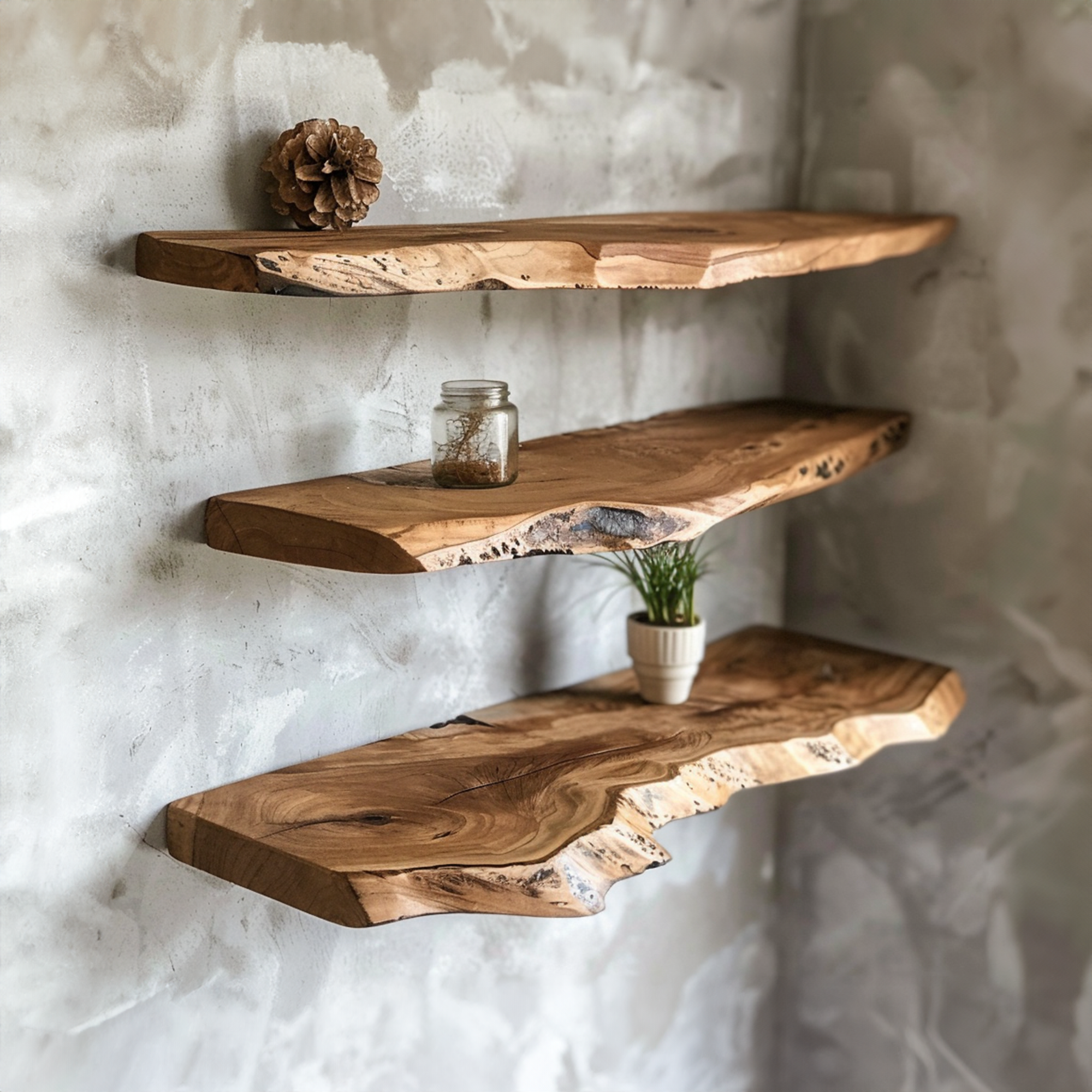 Reclaimed Wood Shelf Wall Mount Shelf SINLFL038