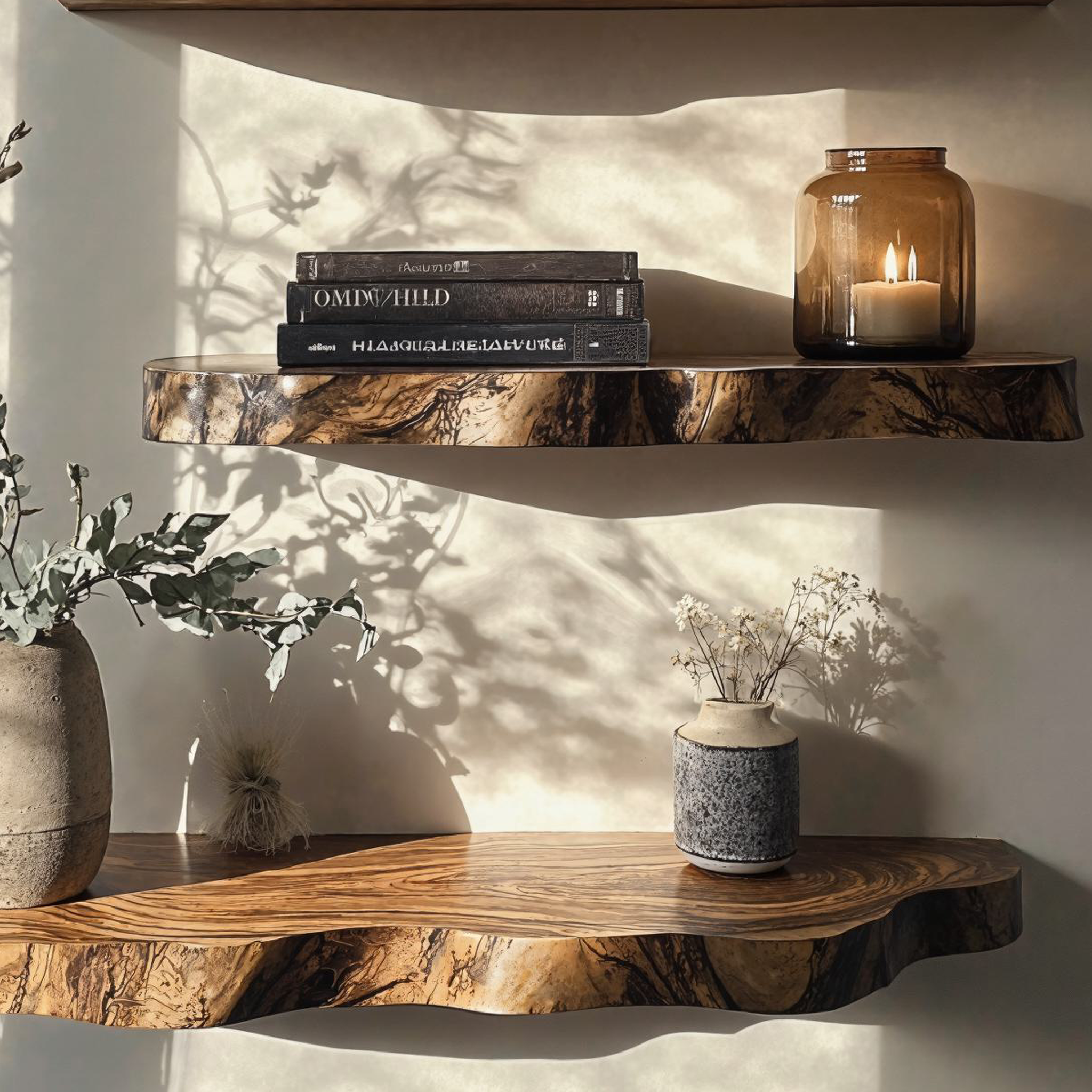 Custom Floating Shelves Wooden Wall Shelves SILDTFL113