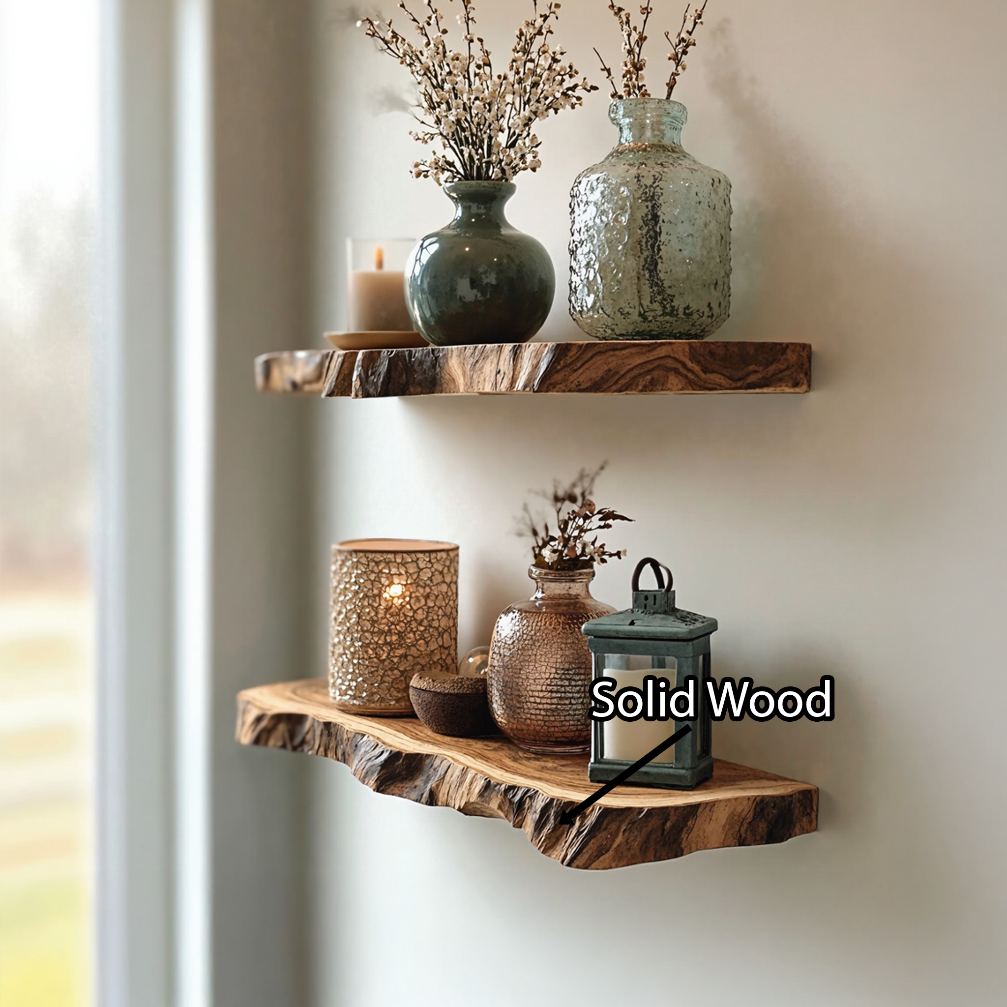 Floating Edge Wall Shelves Wall-Mounted Shelving SILDTFL114