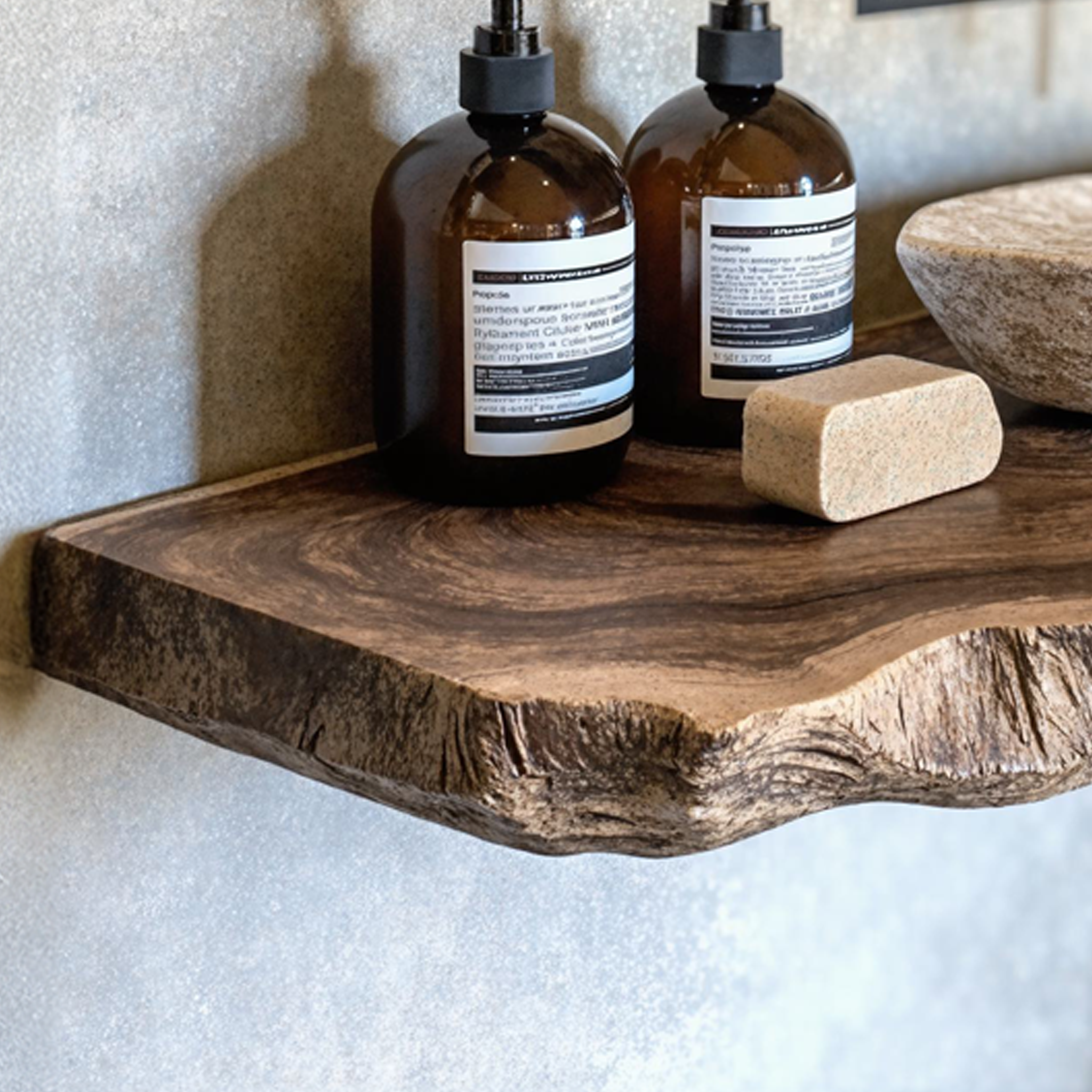 Live Edge Bathroom Sink Vanity SILDTBRV023