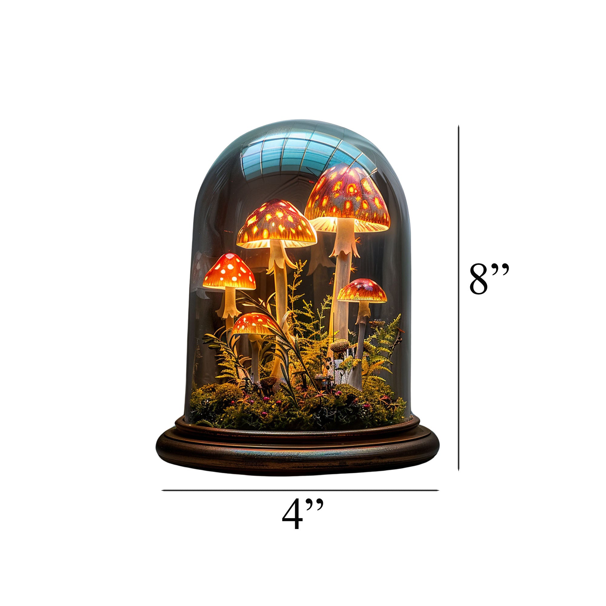 Handcrafted Mushroom Lamp Model SILDTMR031