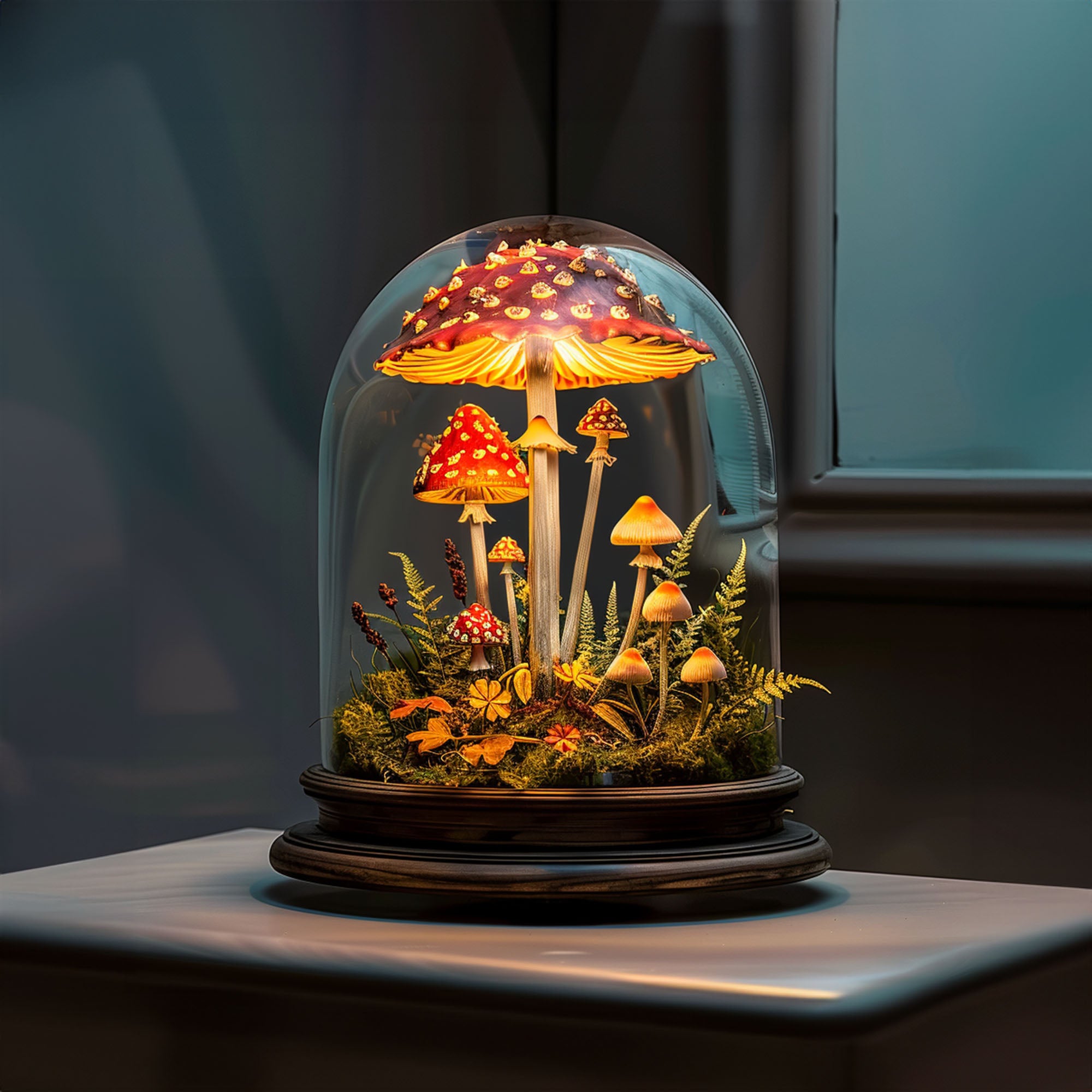 Handcrafted Mushroom Lamp SILDTMR032