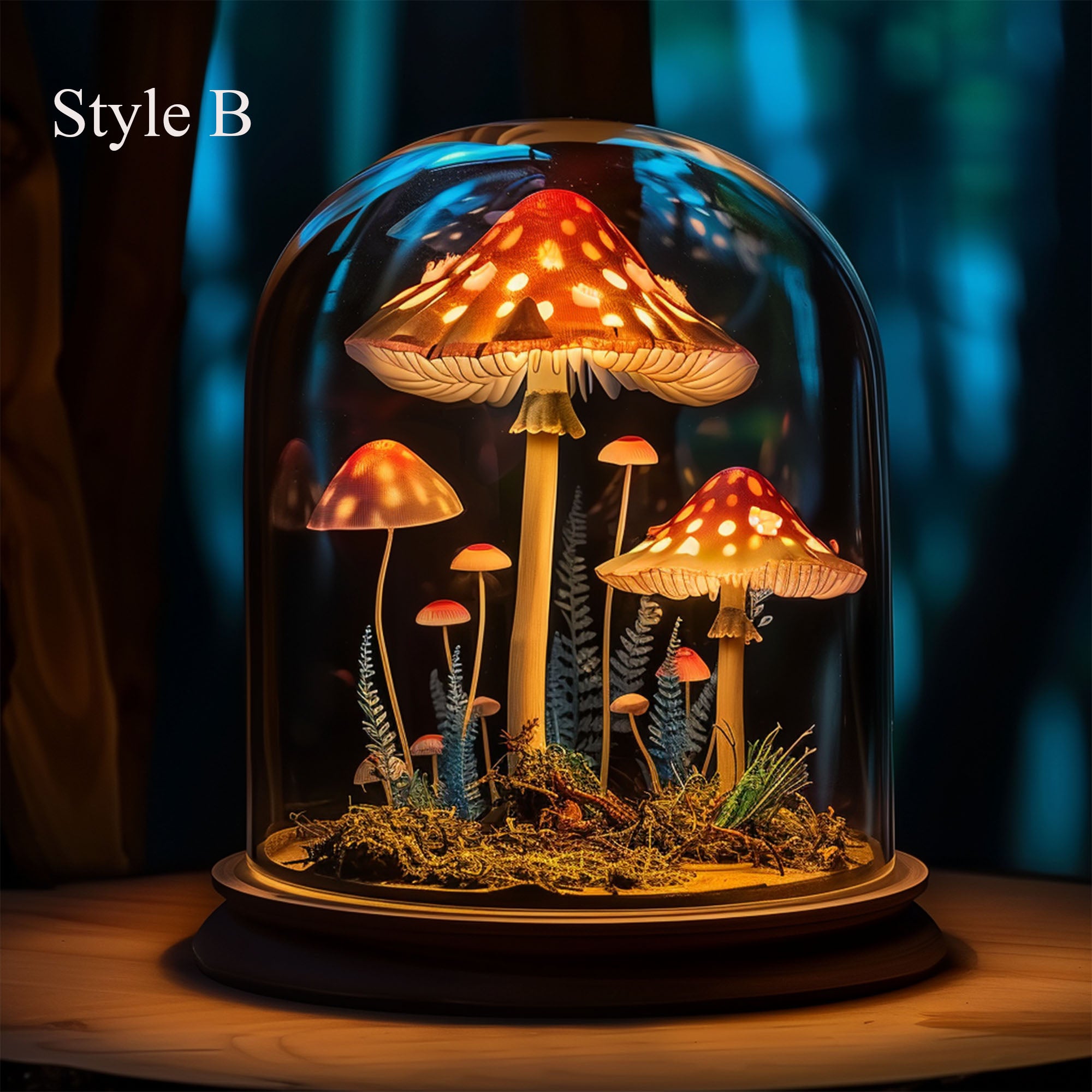 Mid Century Mushroom Night Light SILDTMR022