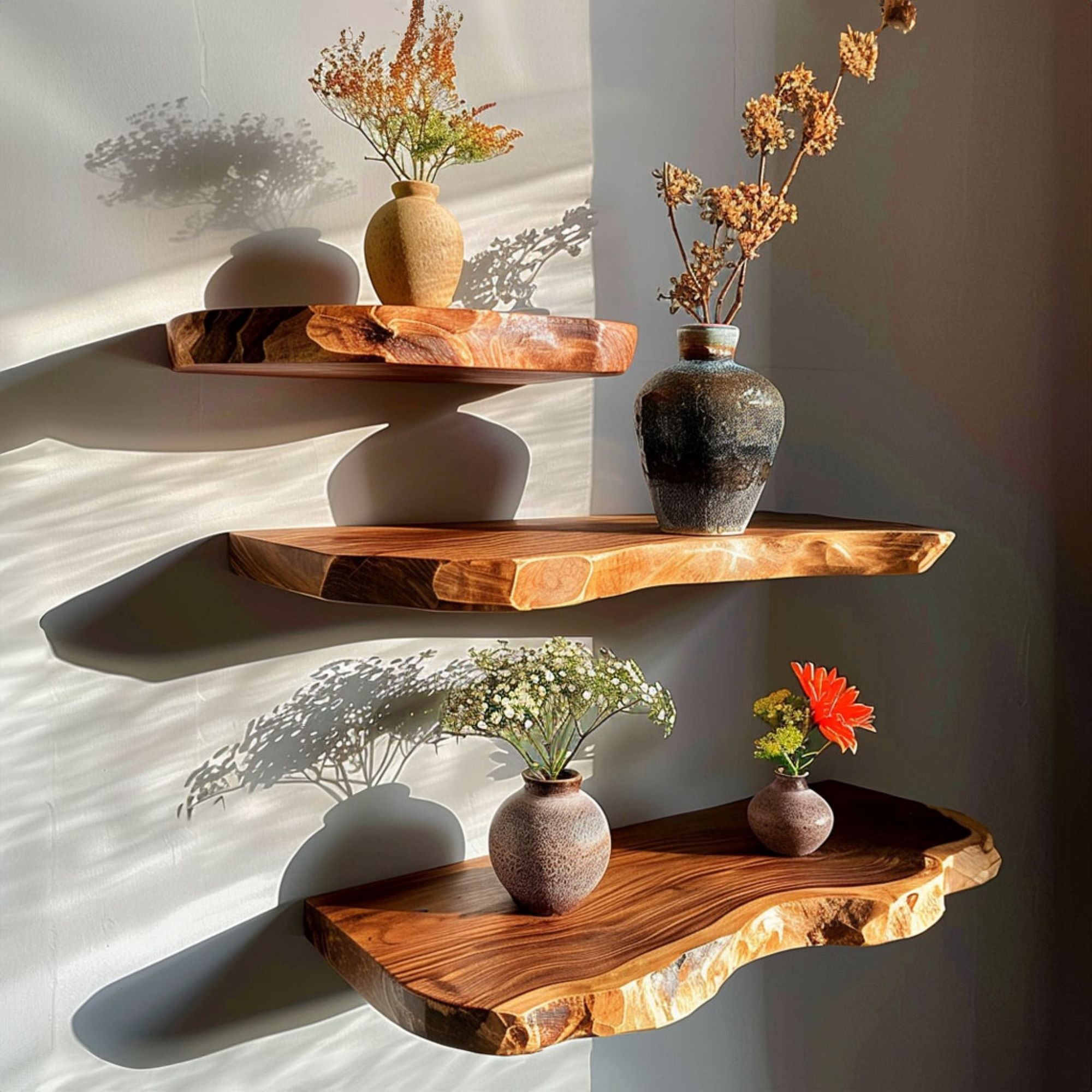 Floating Wooden Shelves SILDTFL009