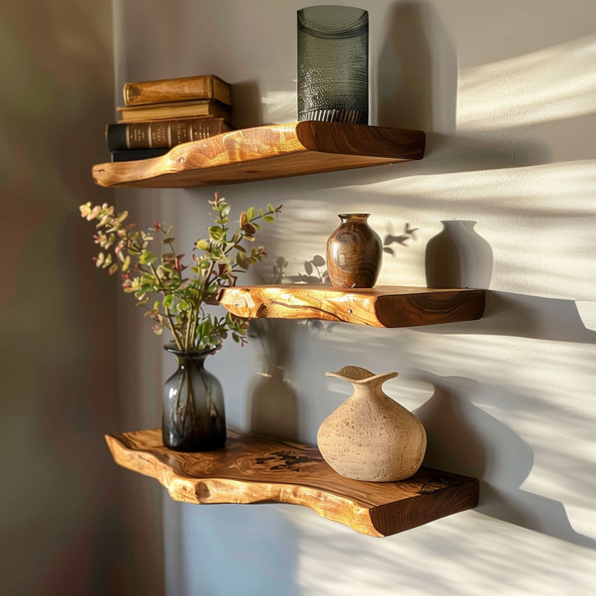 Floating Edge Shelves Farmhouse Decor SILDTFL017