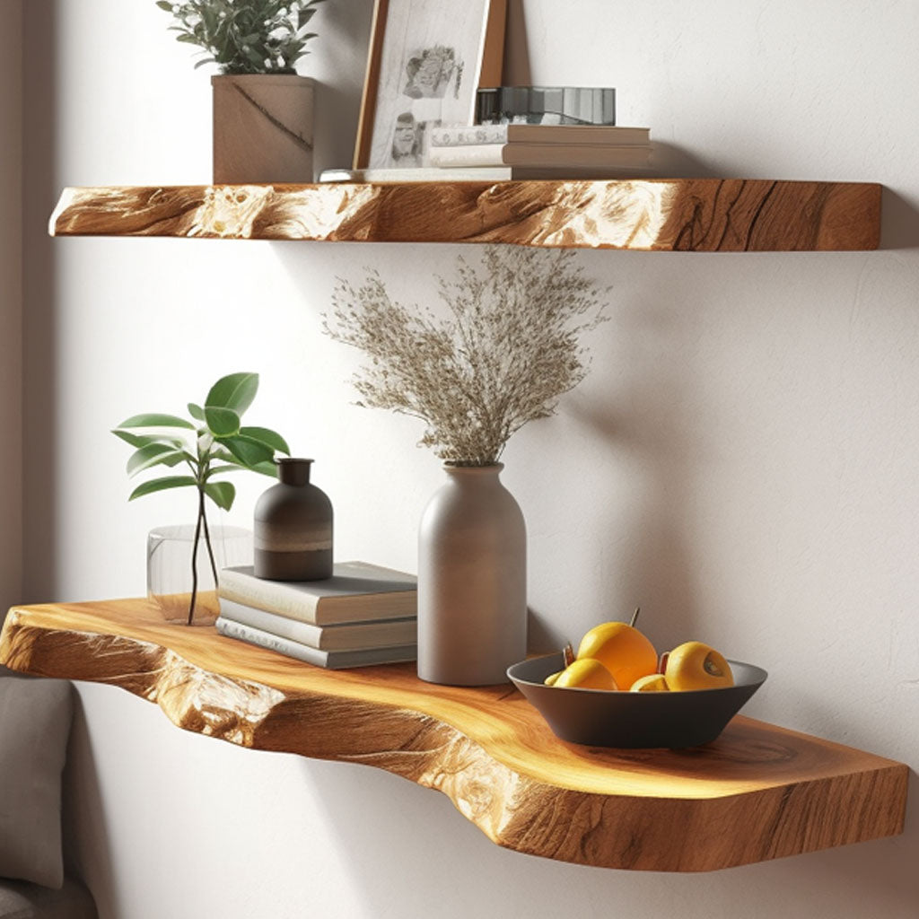 Floating Wooden Shelves SILDTFL002