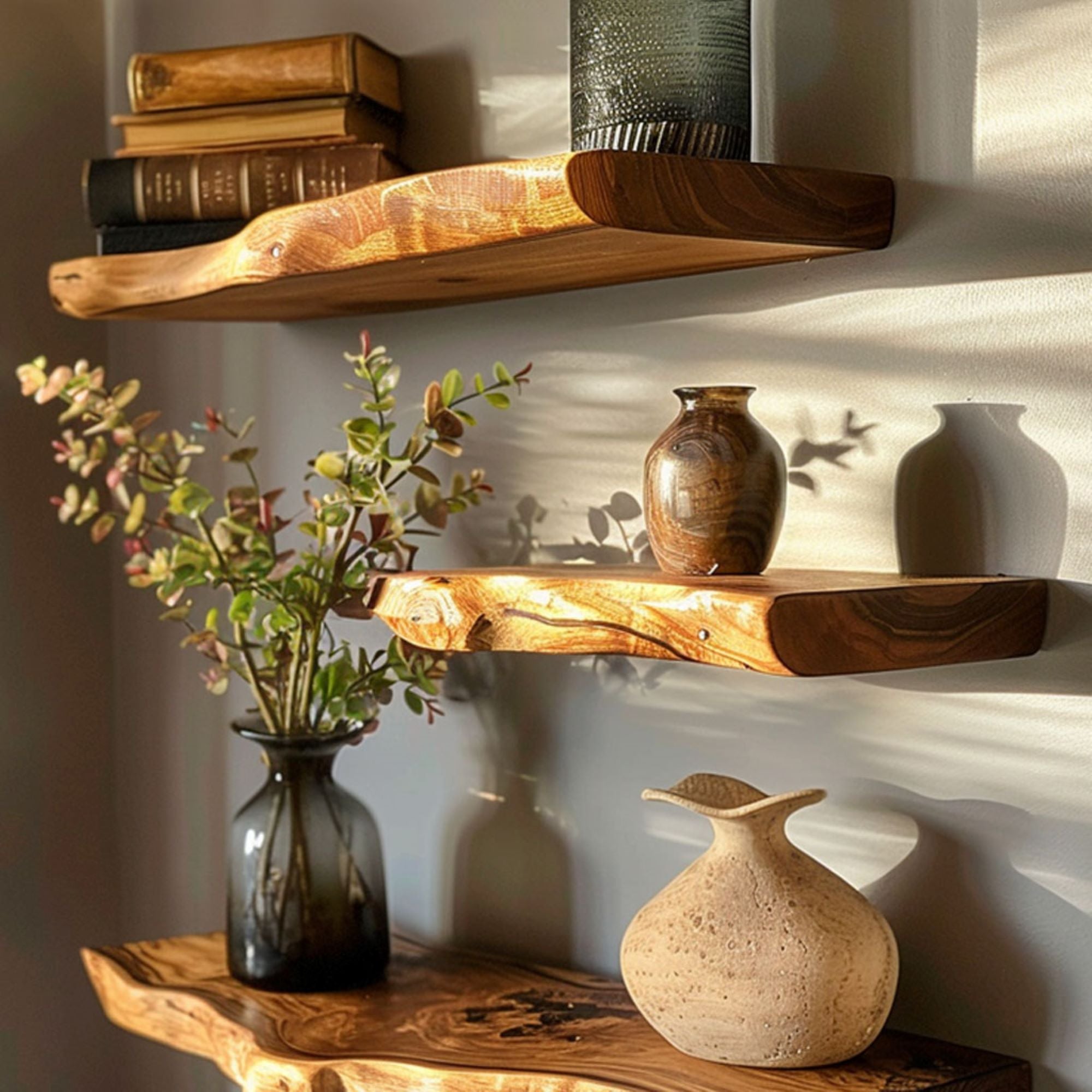 Floating Edge Shelves Farmhouse Decor SILDTFL017