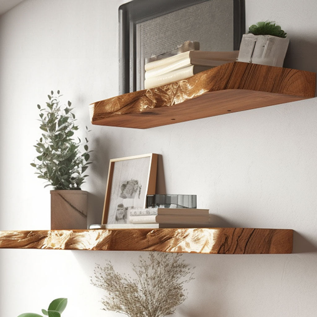 Floating Wooden Shelves SILDTFL002