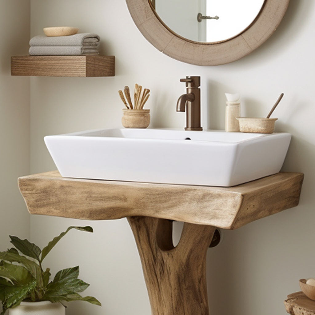 Handcrafted Bathroom Vanity Bathroom Sink SILDTBRV010