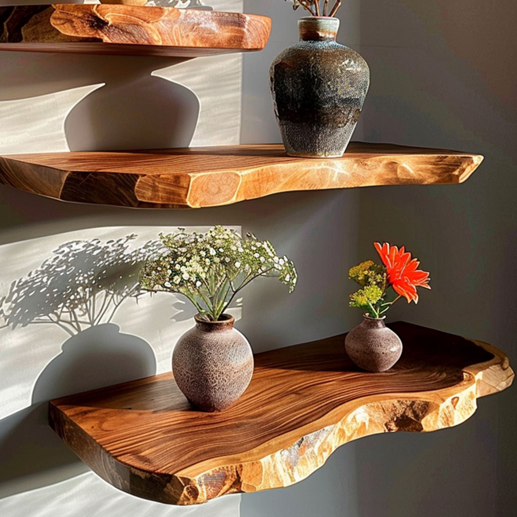 Floating Wooden Shelves SILDTFL009