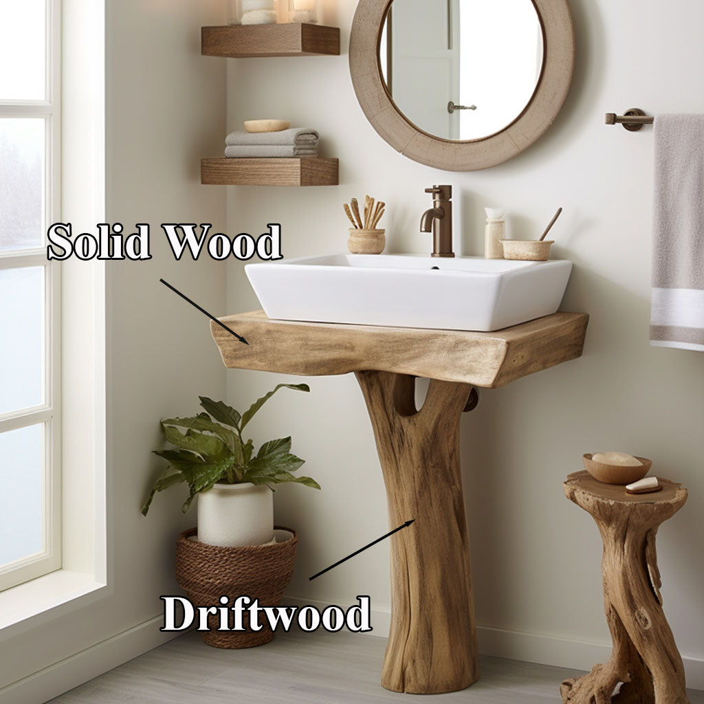 Handcrafted Bathroom Vanity Bathroom Sink SILDTBRV010