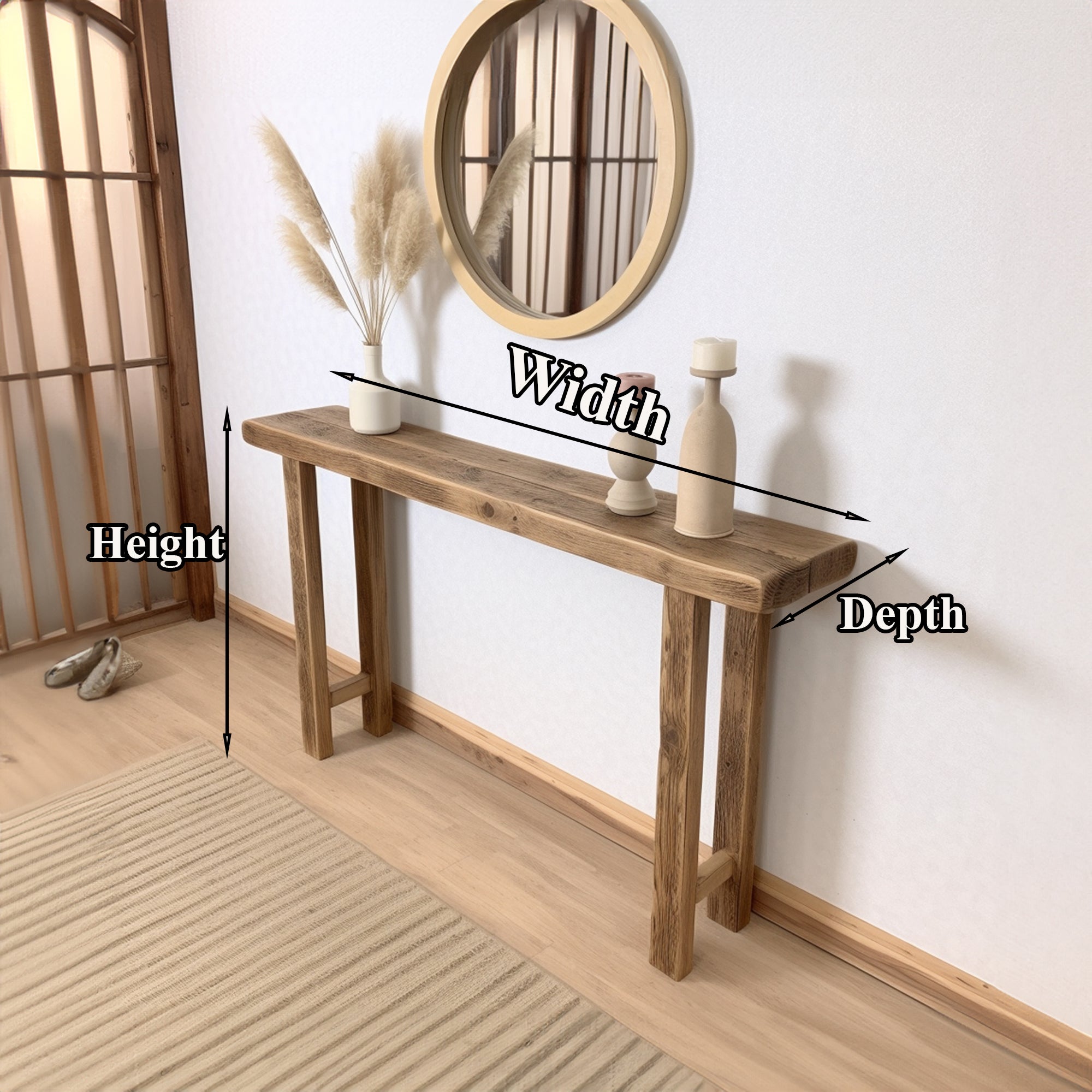 Entryway Table Modern Decorative CT57