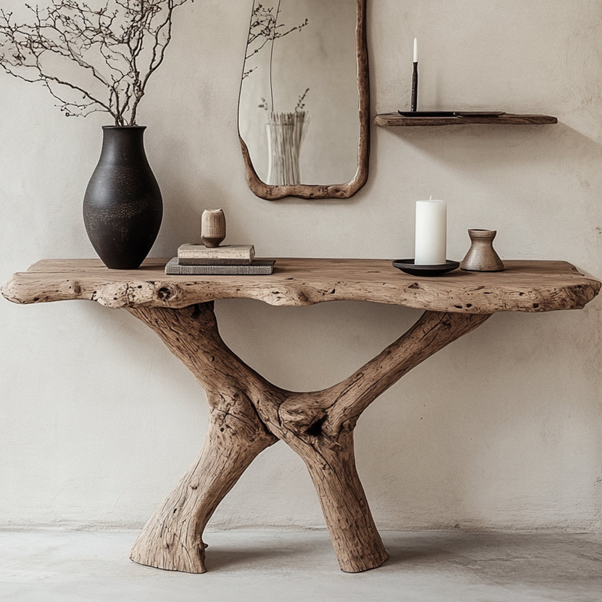 Farmhouse Rustic Console Table CT38