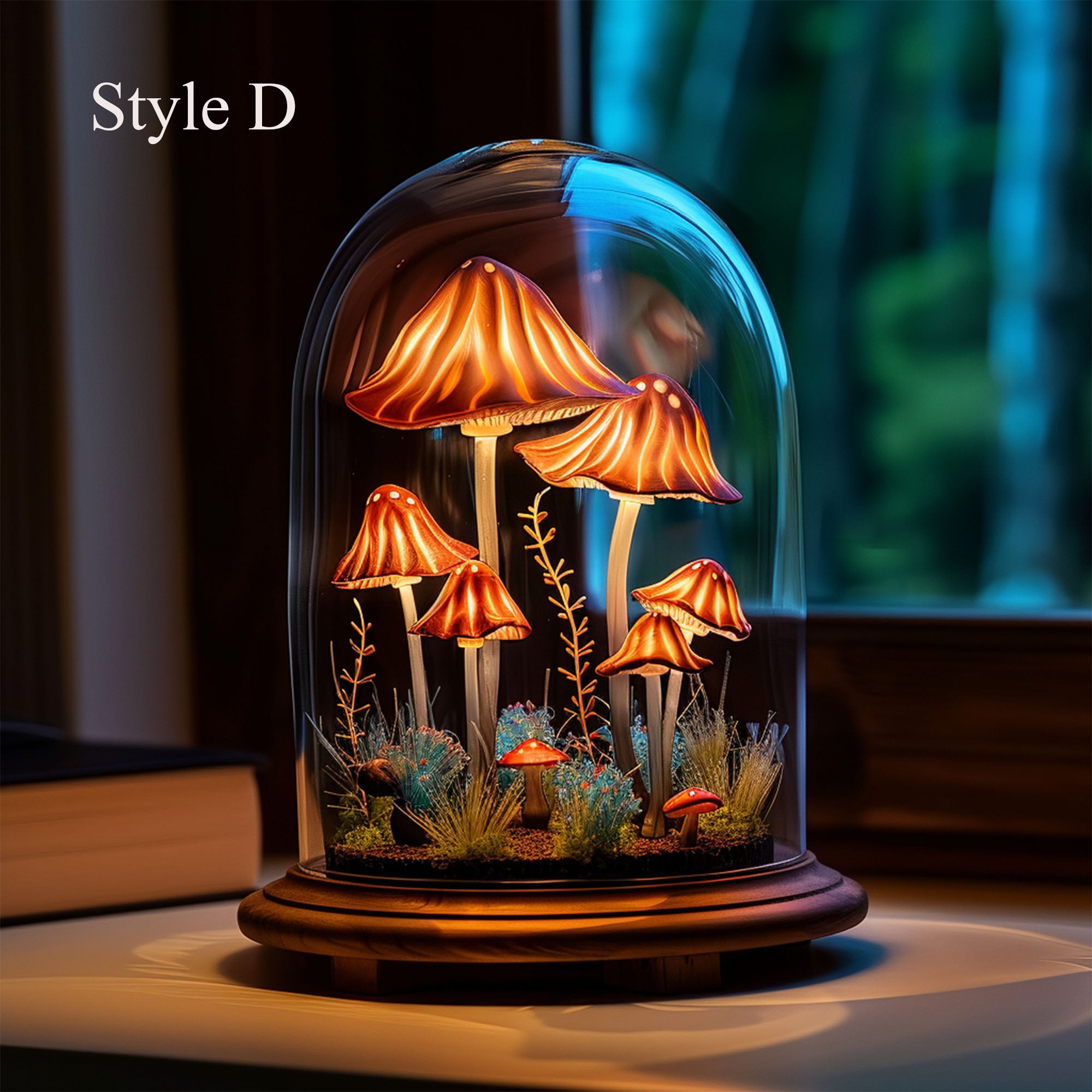 Mid Century Mushroom Night Light SILDTMR022