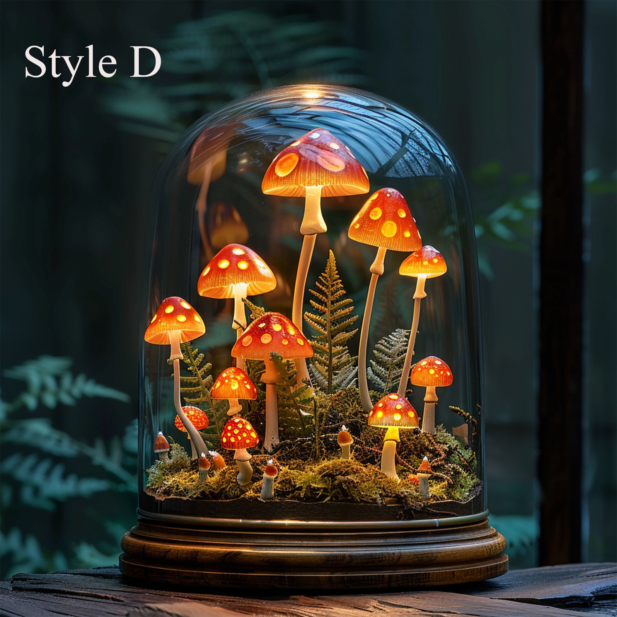 Custom Mushroom Table Lamp SILDTMR030