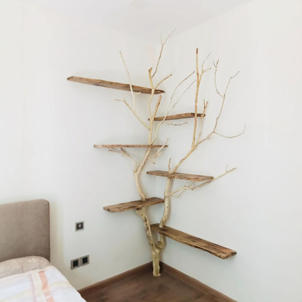 Tree Branch Shelf Corner Floating Shelf SINLTB023