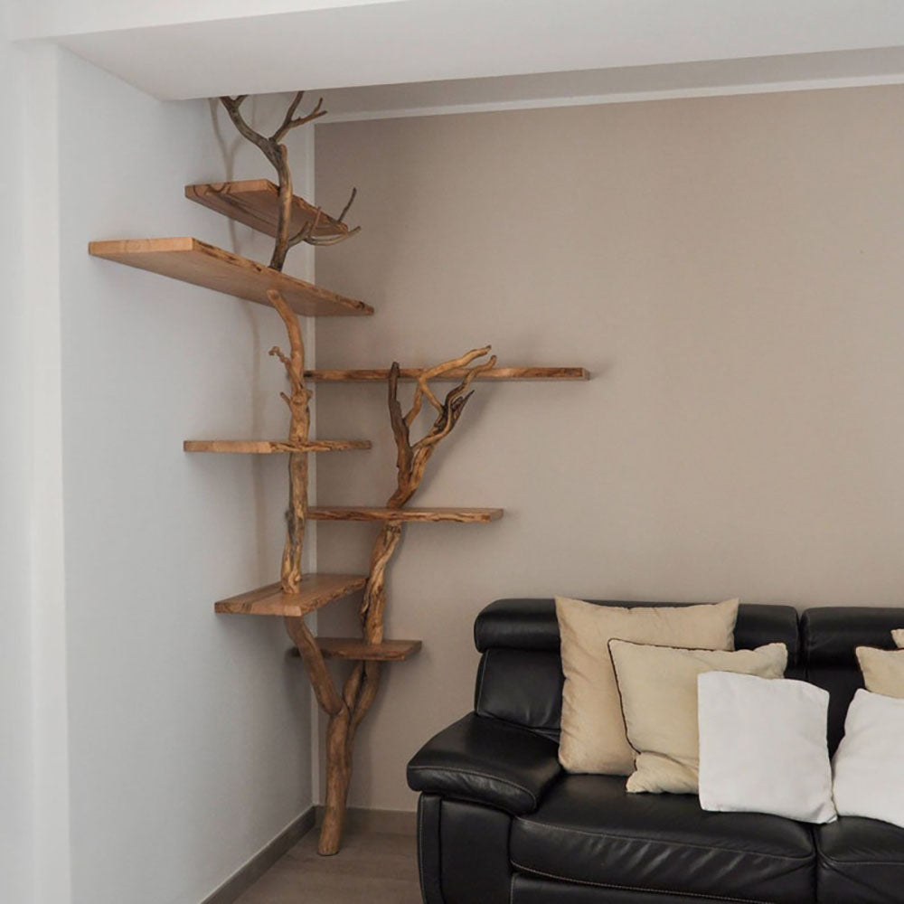 Tree Branch Shelf Corner Floating Shelf SINLTB023