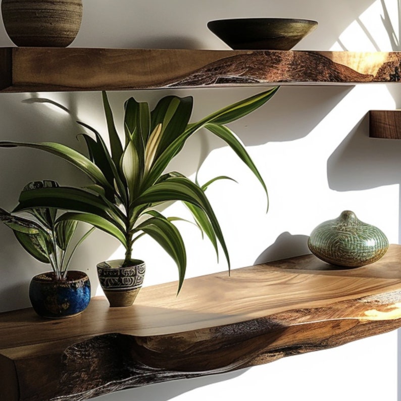 Floating Wall Shelf Wood Shelves SINLFL002