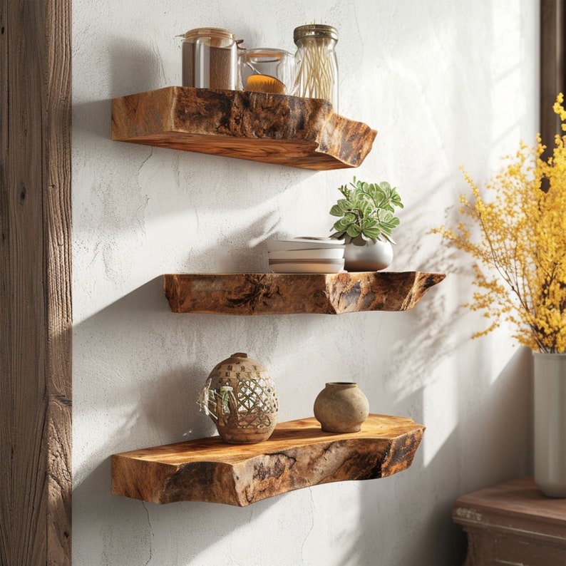 Floating Shelves Handcraft Wall Mounted SINLFL003