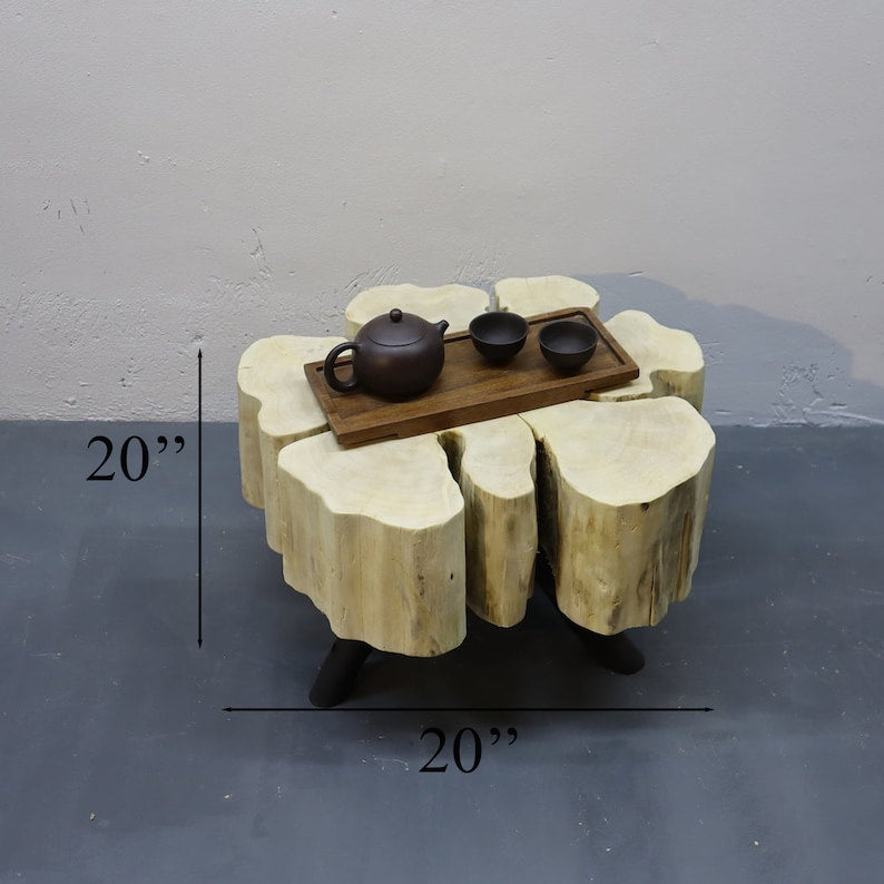 Elm Burl Coffee Table SINLCF001