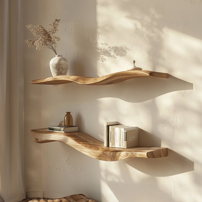 Wavy Floating Shelves SINLWV002