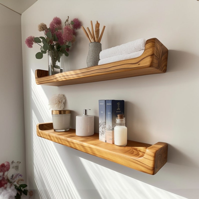 Rustic Floating Shelf Display Shelf SINLFL006