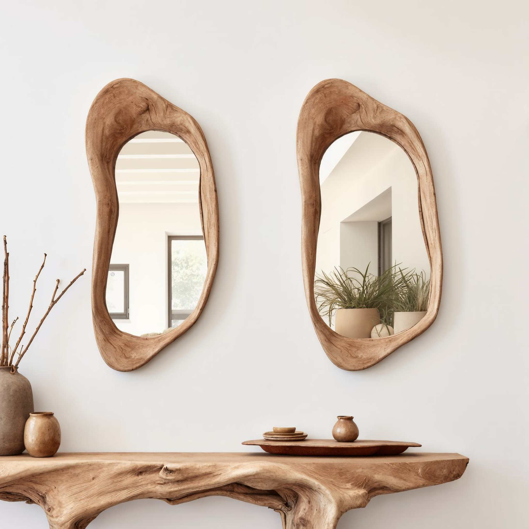 Mirror Wall Design Stylish Framed Wall Mirror SILDTMI033