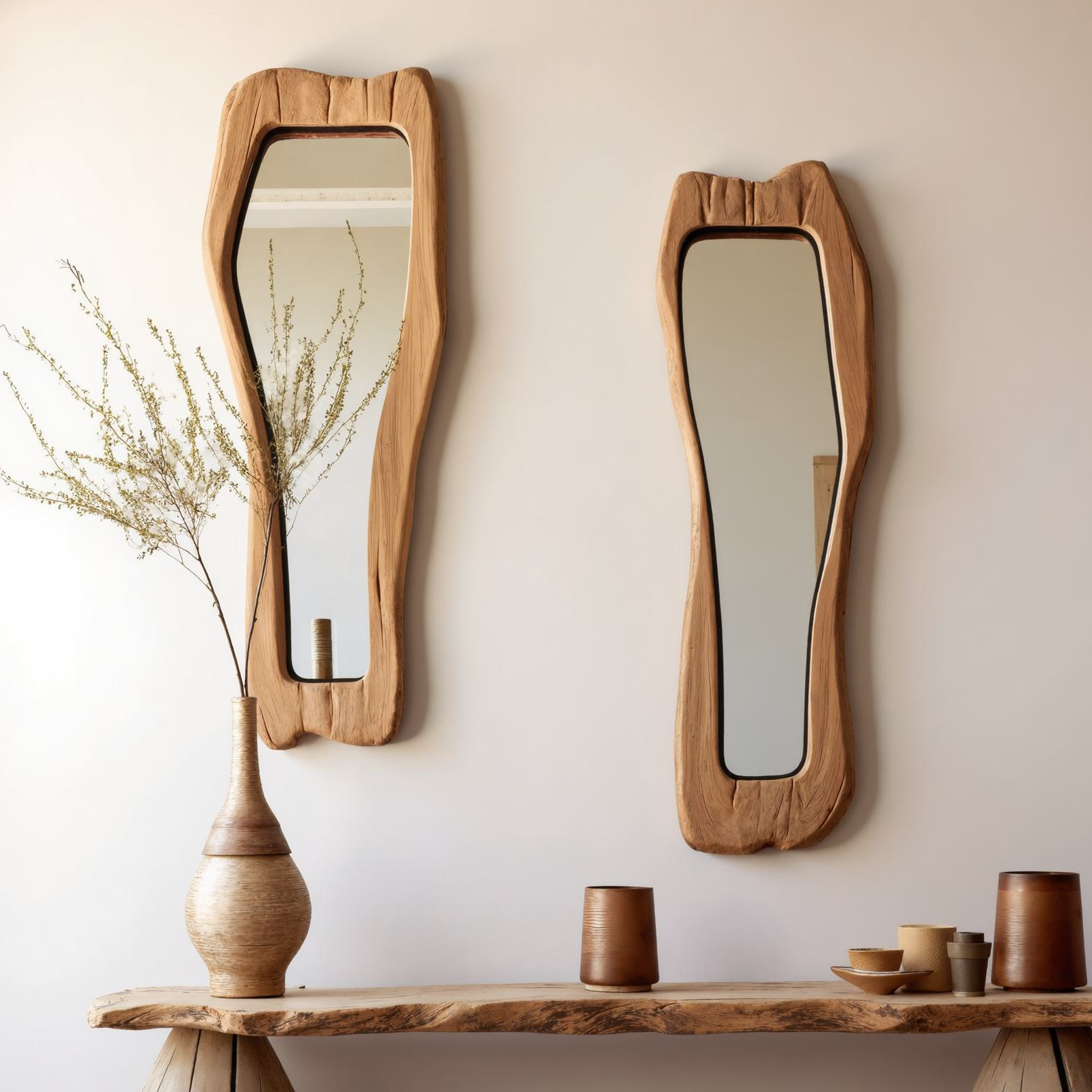 Rustic Mirror Wood Mirror for Bathroom SILDTMI021