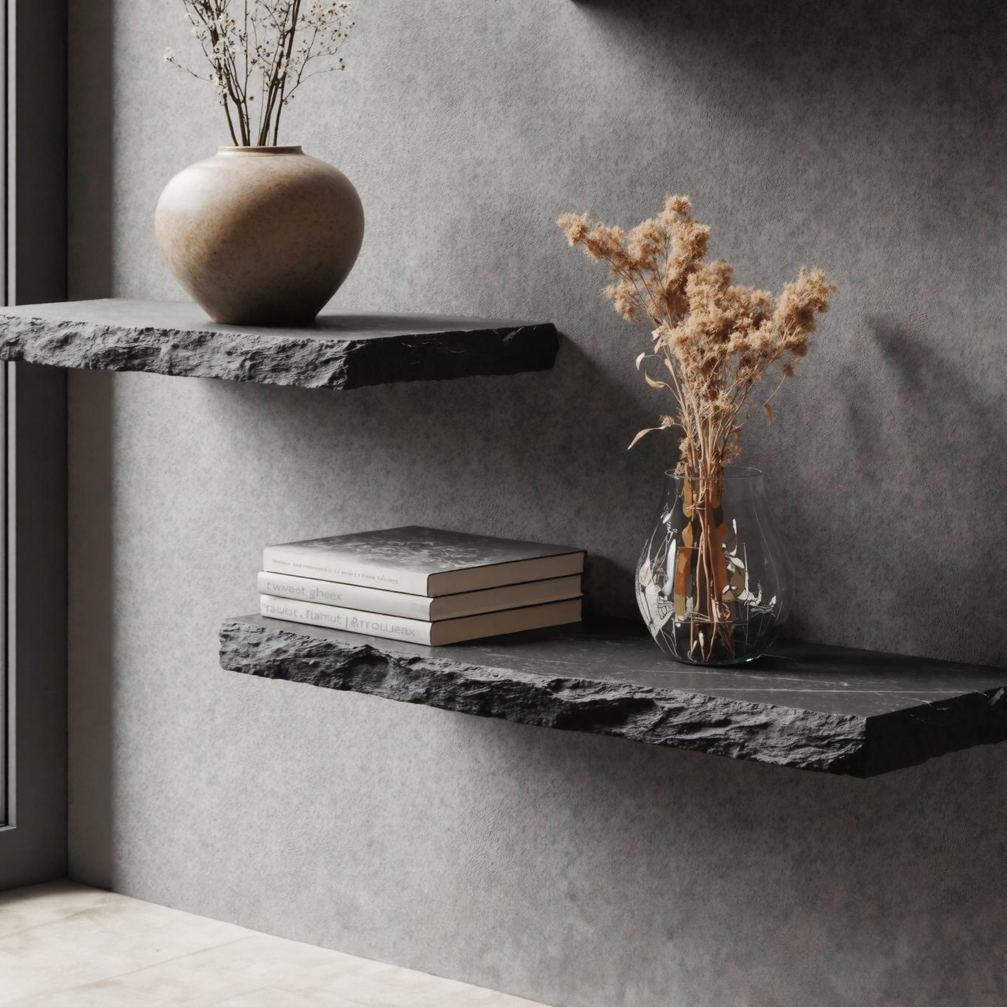 Handcraft Floating Edge Shelves Wall Shelves SILDTFL046