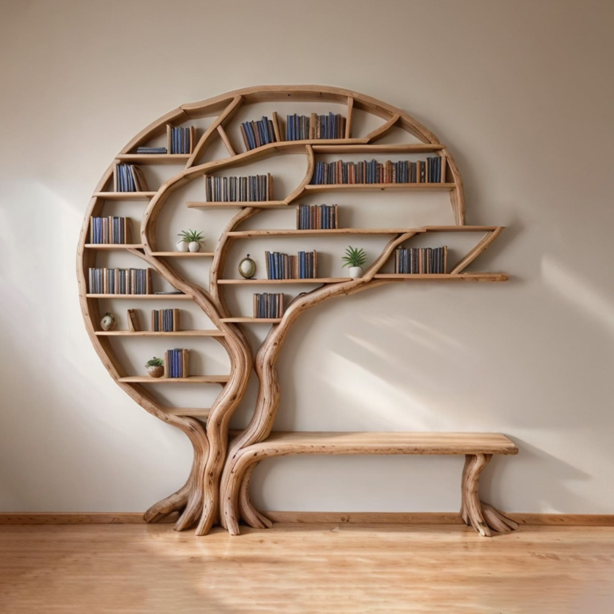 Tree Branch Bookshelf Custom Bookcase SINLTB063