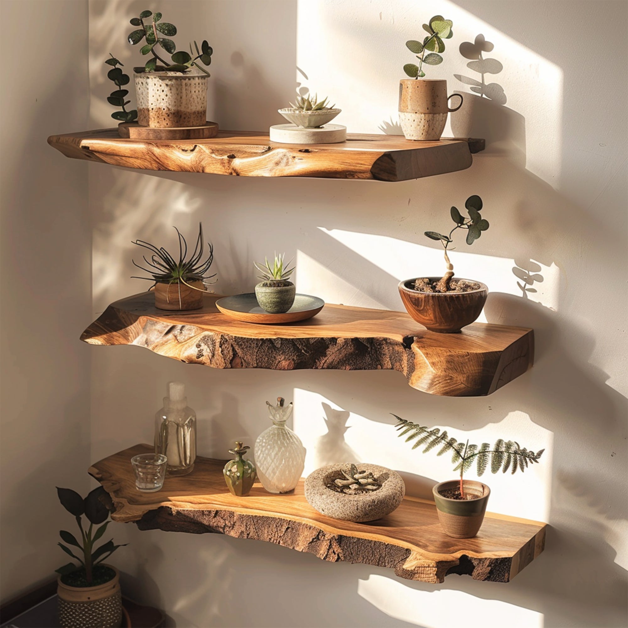 Wooden Reclaimed Floating Shelf Home Decor SILDTFL105