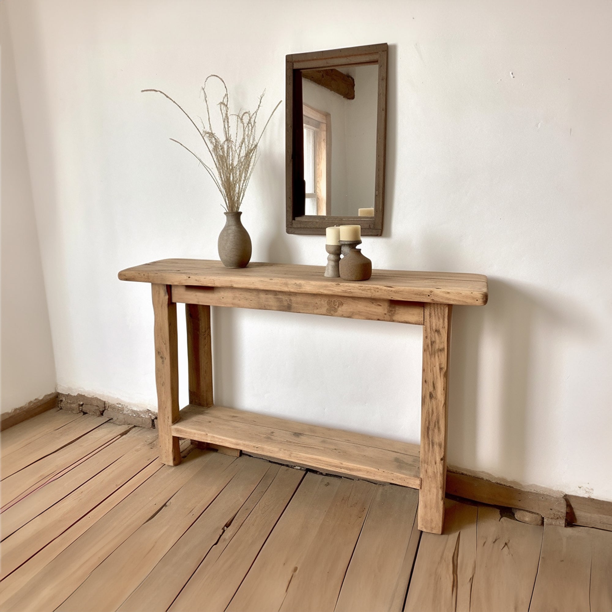 Rustic Side Table Modern Custom SILDTCS002