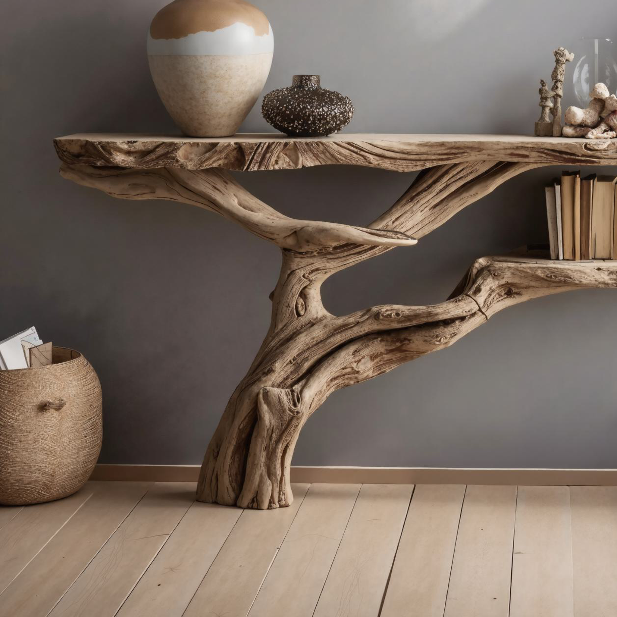 Wood Console Table Hallway Table Farmhouse Decor SILDTCS099