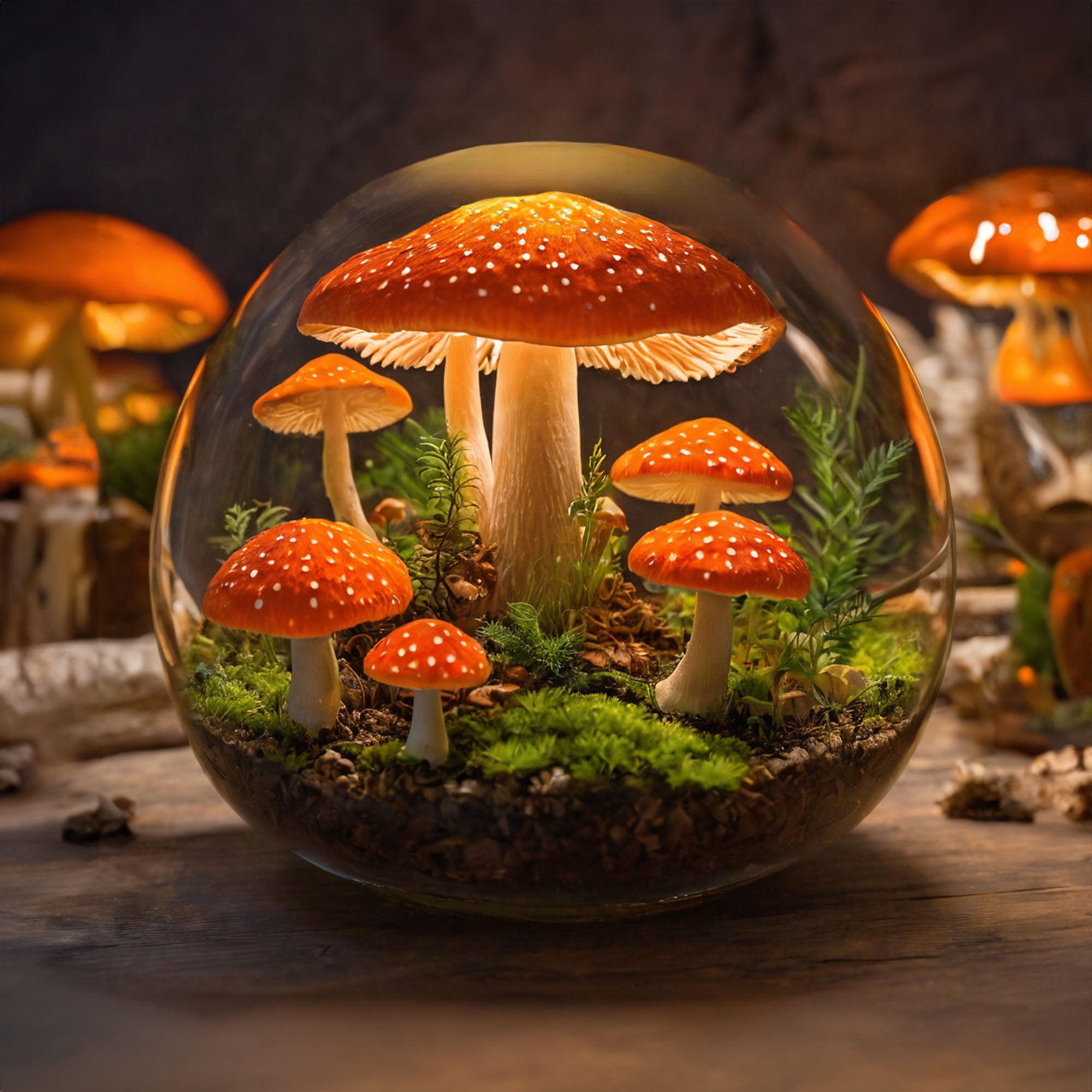 Mushroom Lamp Model SILDTMR005