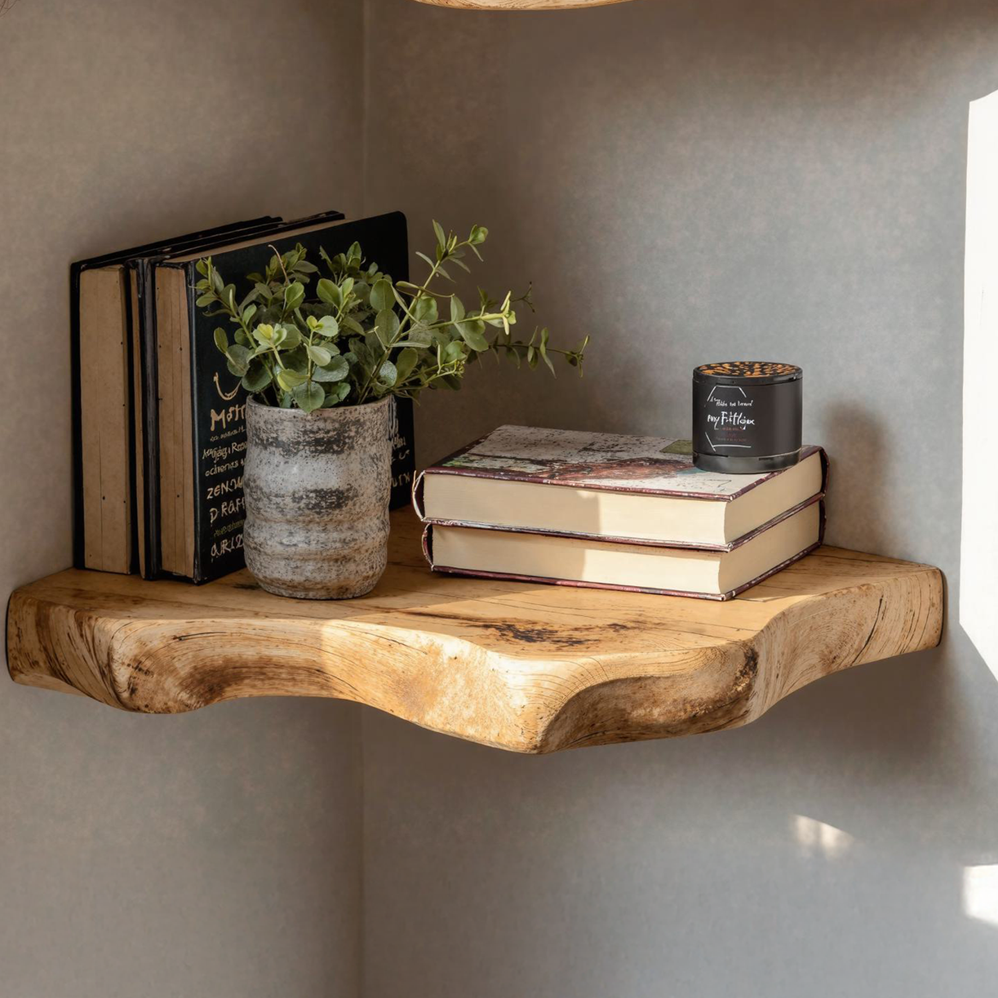 Handcrafted Wooden Shelves For Bathroom Decor SILDTCN051