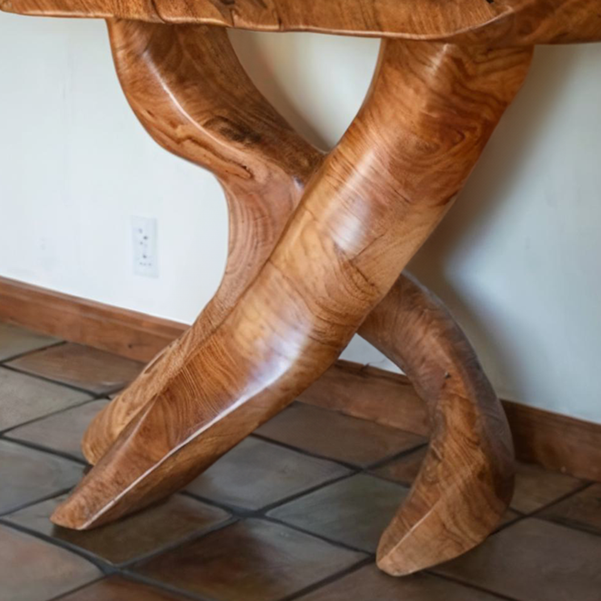 Live Edge Console Table Solid Wood SINLCS021