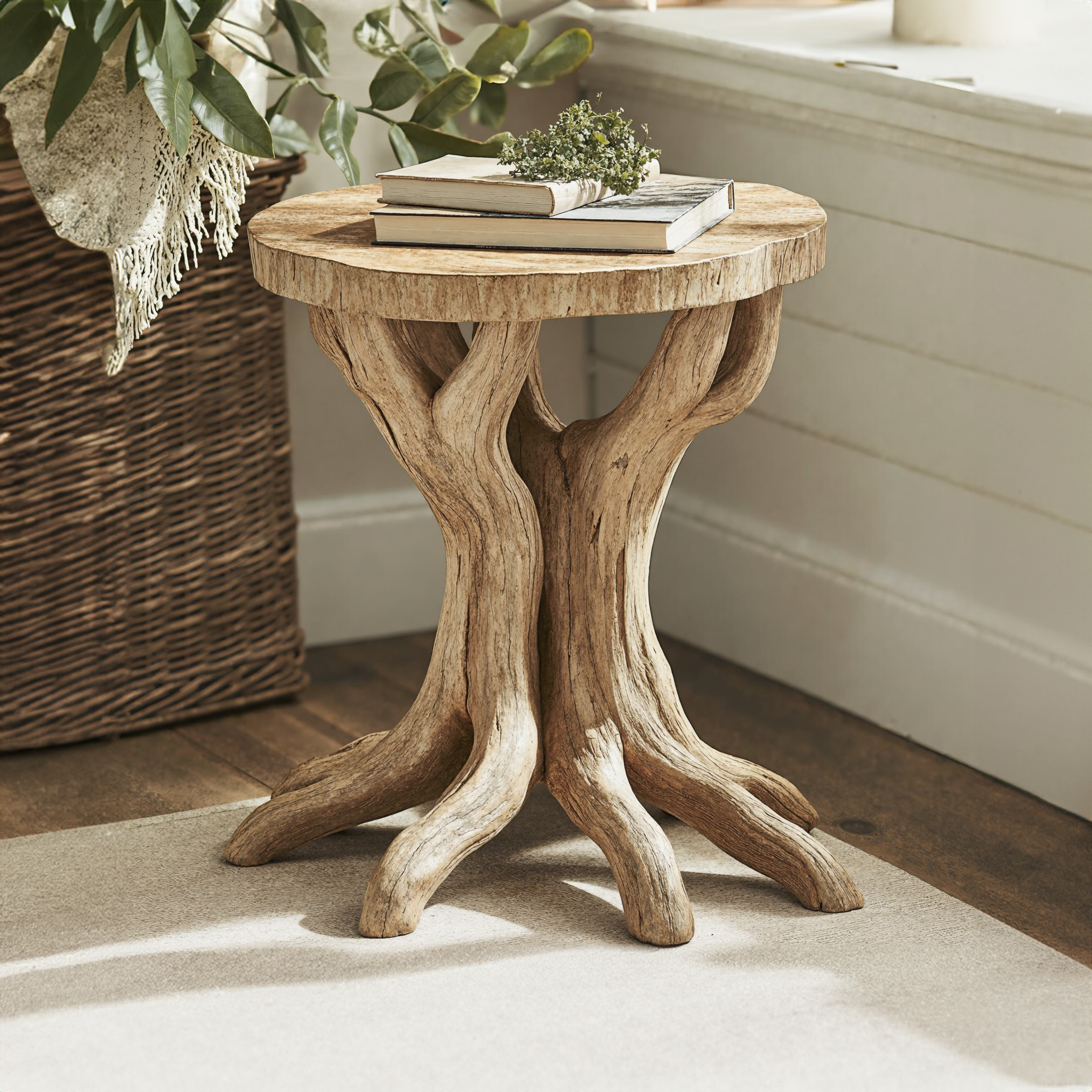 Handcrafted End Table Rustic End Table Decor SILDTEN047