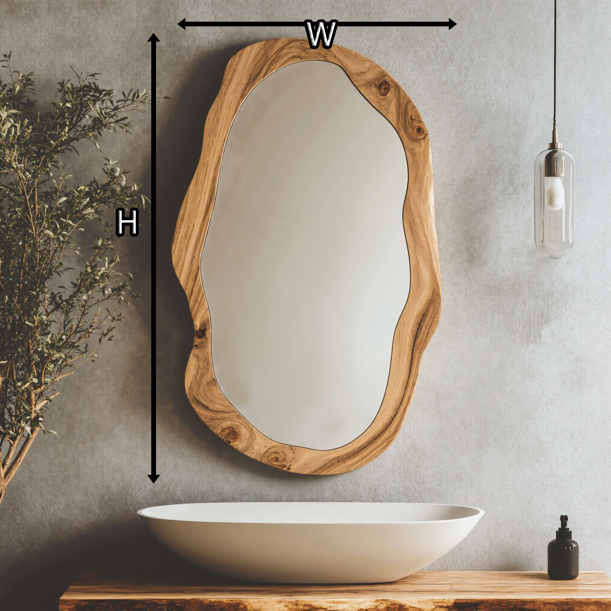 Wall Mirror Decorative For Entryway Hall SILDTMI004