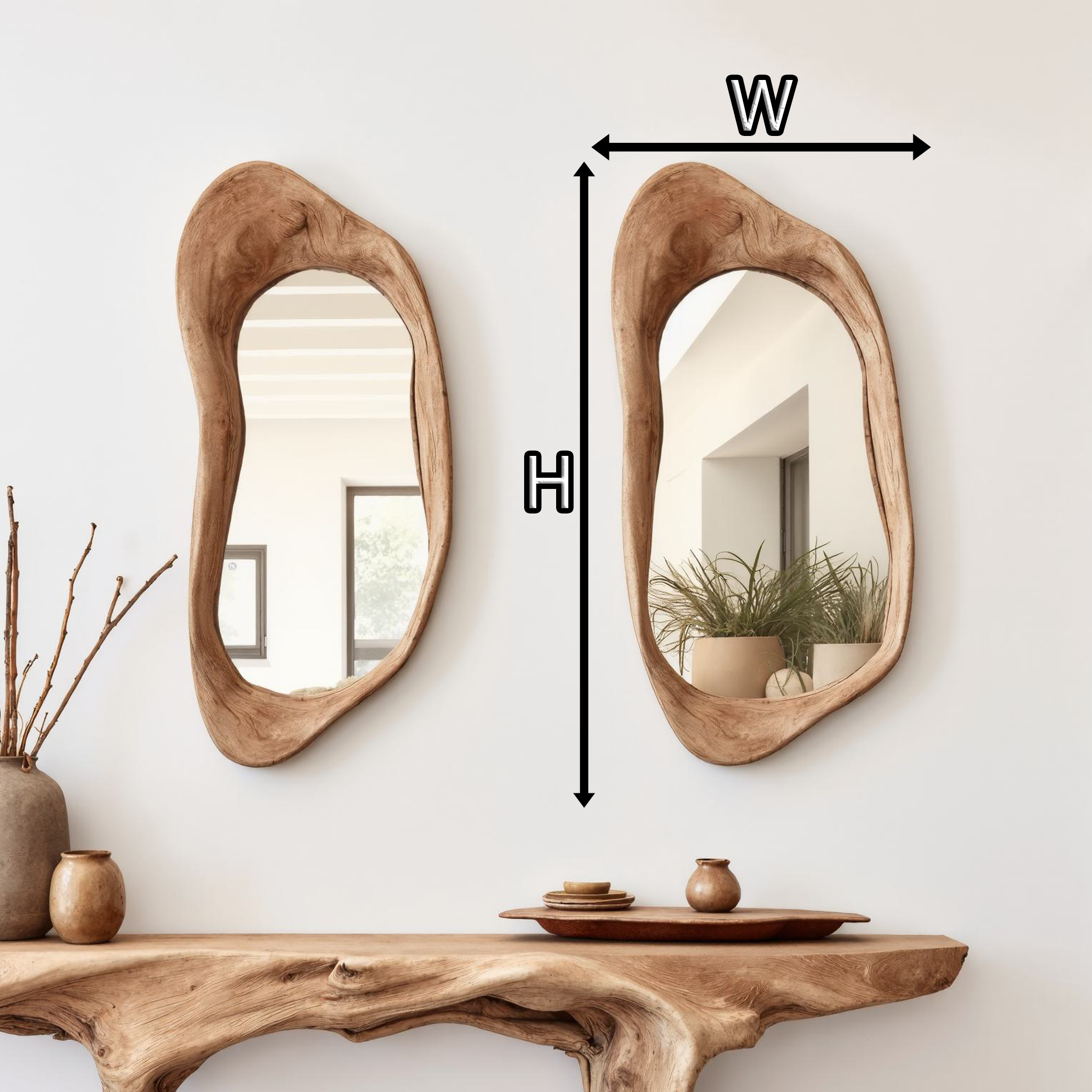 Mirror Wall Design Stylish Framed Wall Mirror SILDTMI033